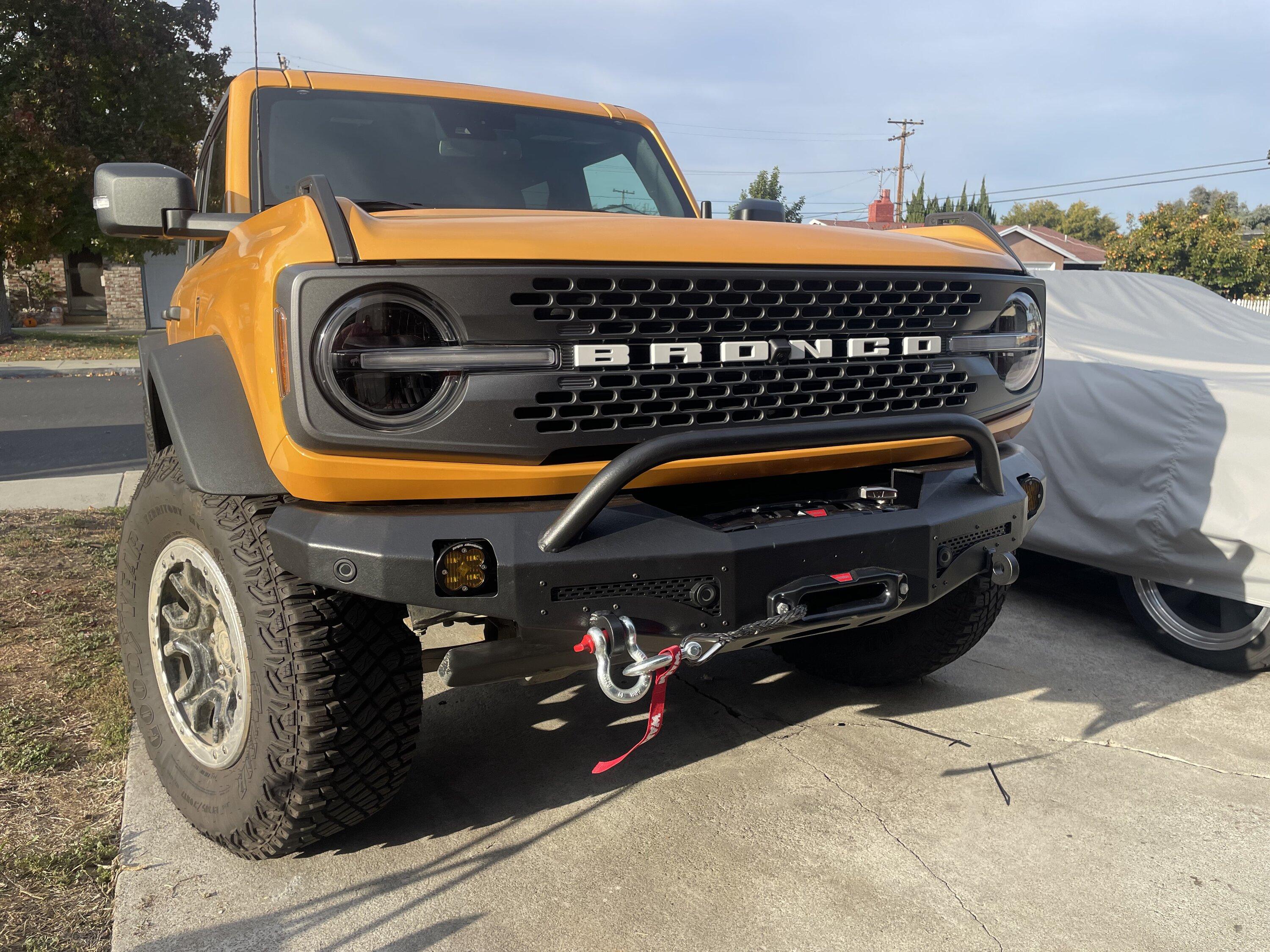 Ford Bronco BAMF Overland front winch bumper IMG_1506