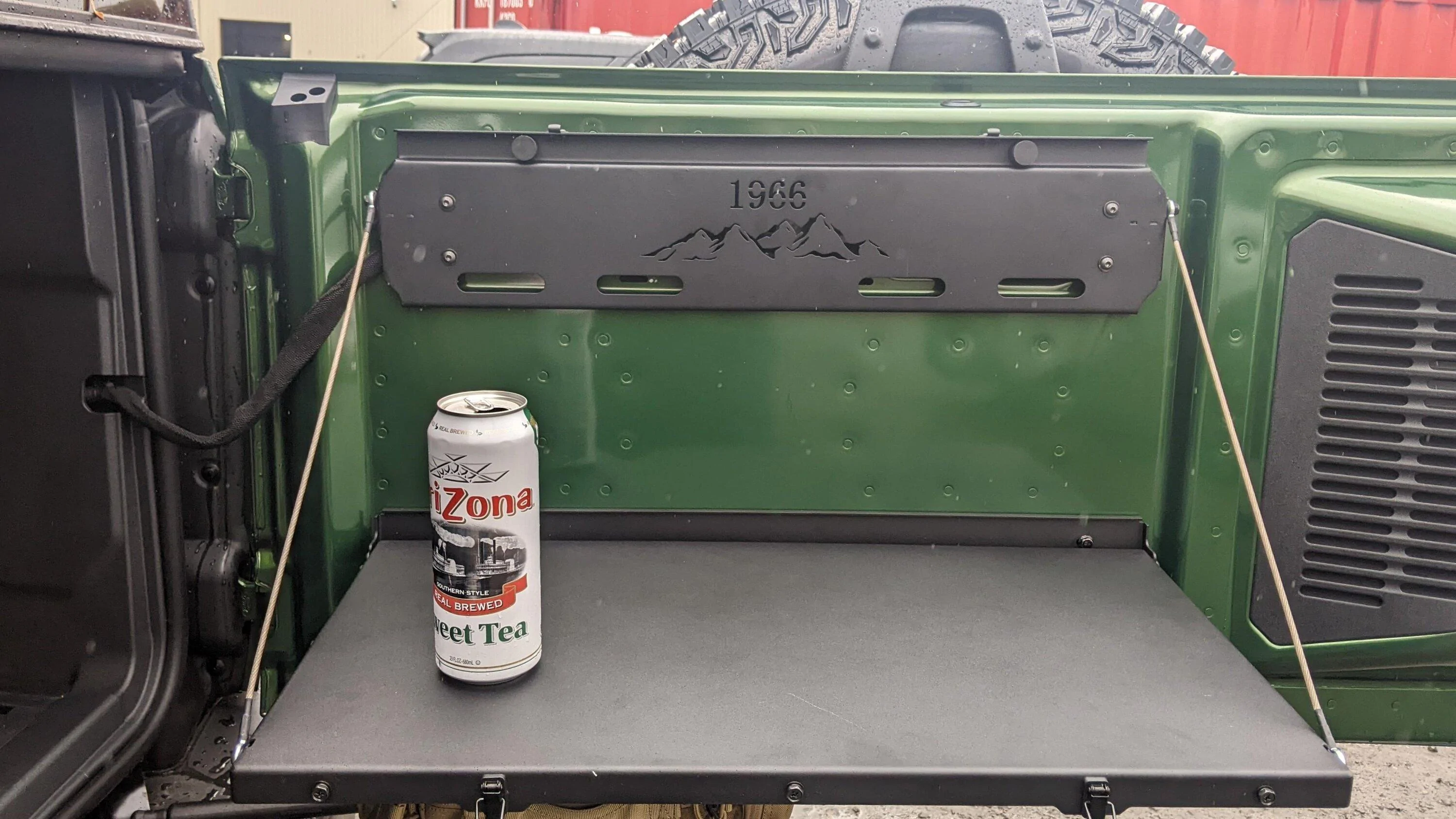 Ford Bronco Installed our tailgate table last night PXL_20221111_190316364