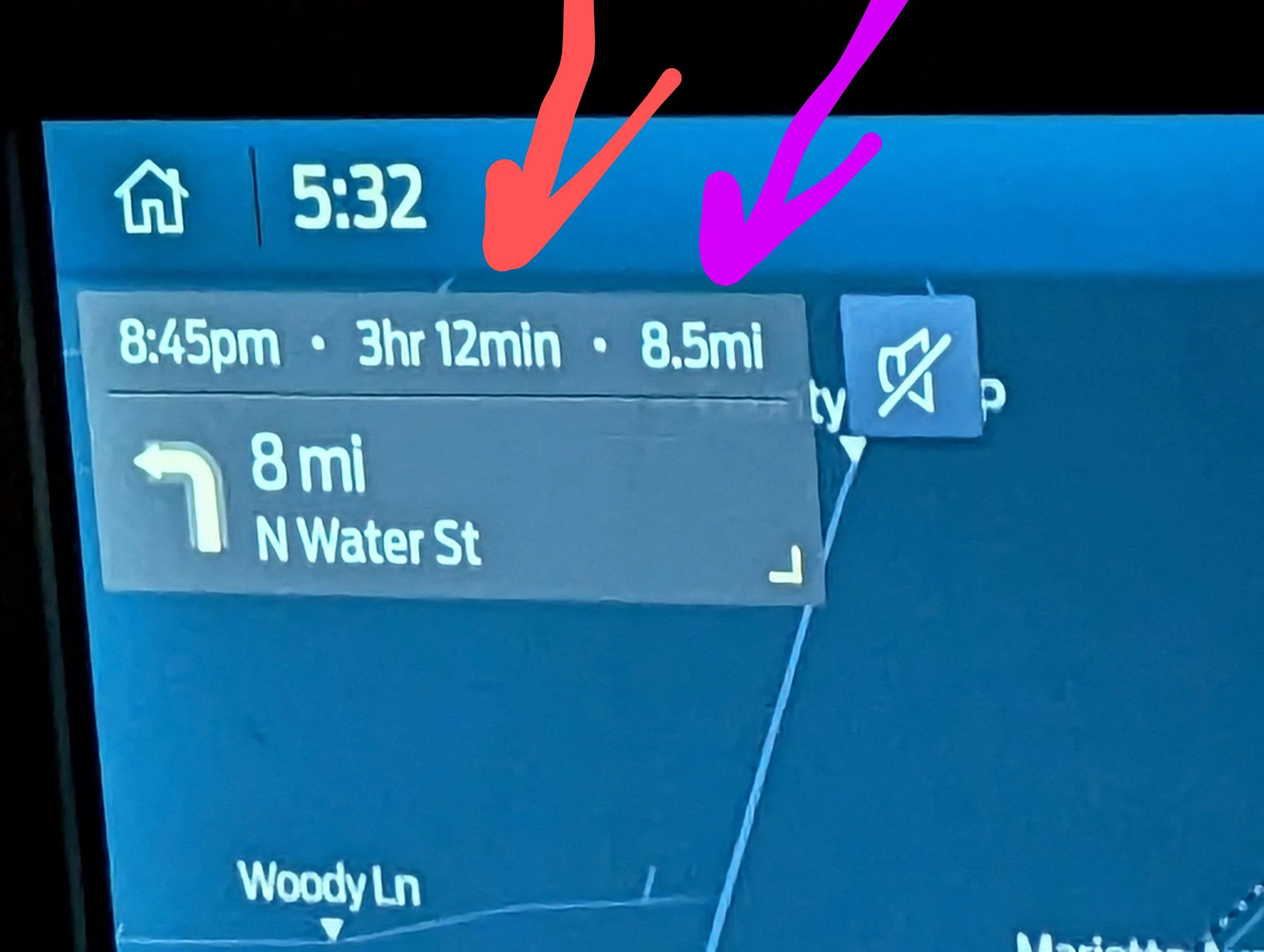 Ford Bronco Destination arrival time wrong PXL_20221112_233224007~2