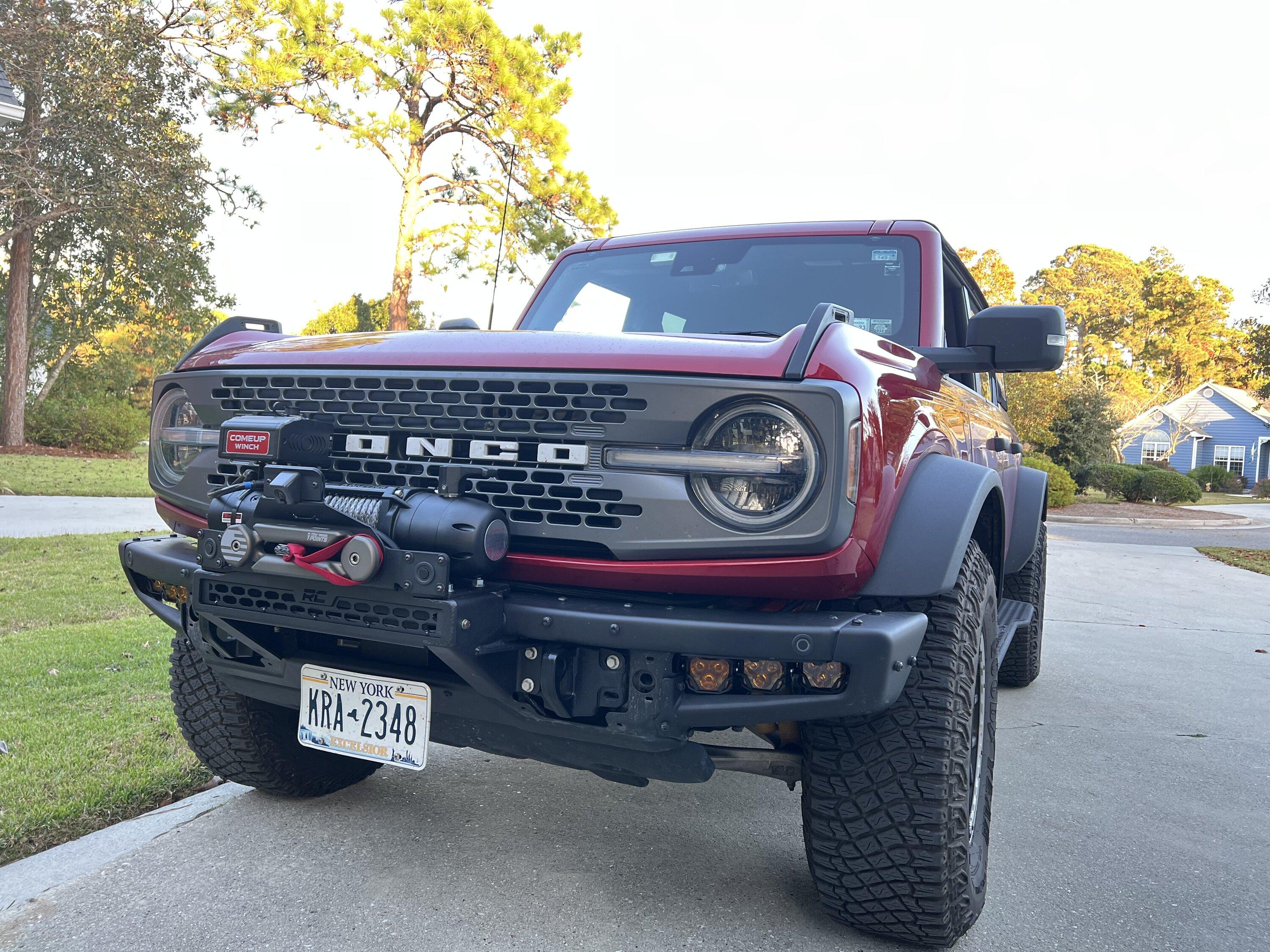 Ford Bronco RC High Winch Mount & Winch Install w/ Control Box Relocation B135EA69-FB6E-4FA5-A58C-3C49F7F196B6