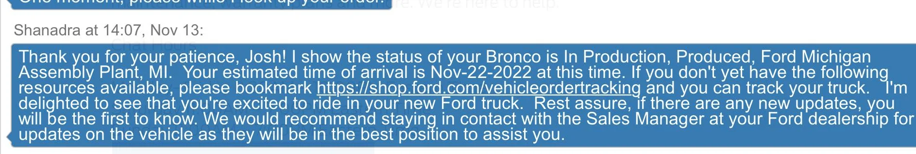 Ford Bronco 11/7/22 Build Week w/ Spreadsheet 47CBF4B3-634E-41F6-978A-30A958845B15