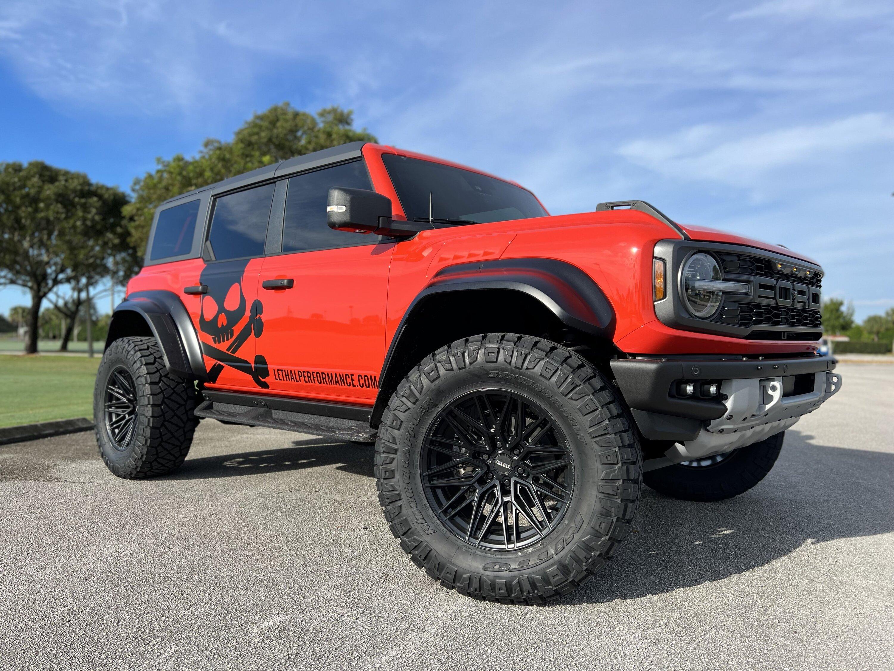 Ford Bronco Vossen 20x10" HF6-5's with Nitto Ridge Grapplers 37x13.5x20" on Bronco Raptor IMG_8701