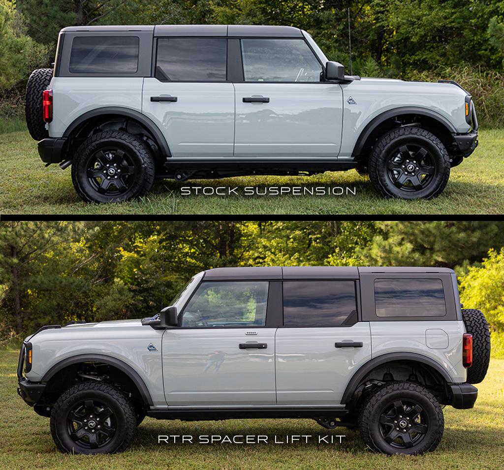 Ford Bronco 🏋🏻‍♀️ Bronco Lift Kit Options overview by Vaughn Gittin Jr. and Loren Healy [New episode of Bronco How-To]! BroncoSpacerLiftKitBeforeAfter