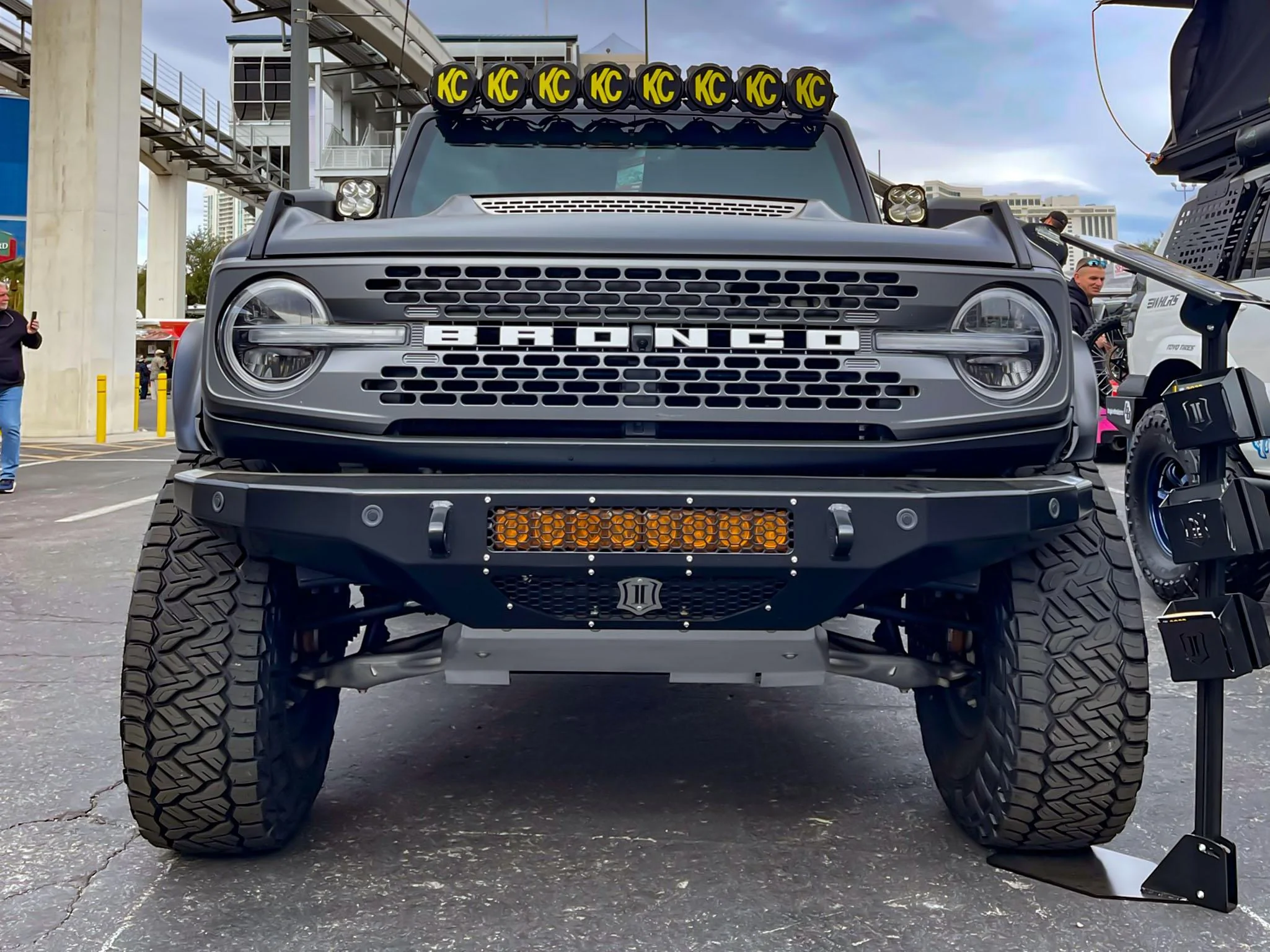 Ford Bronco ICON Impact Trail Series Front Bumper IMG_9095
