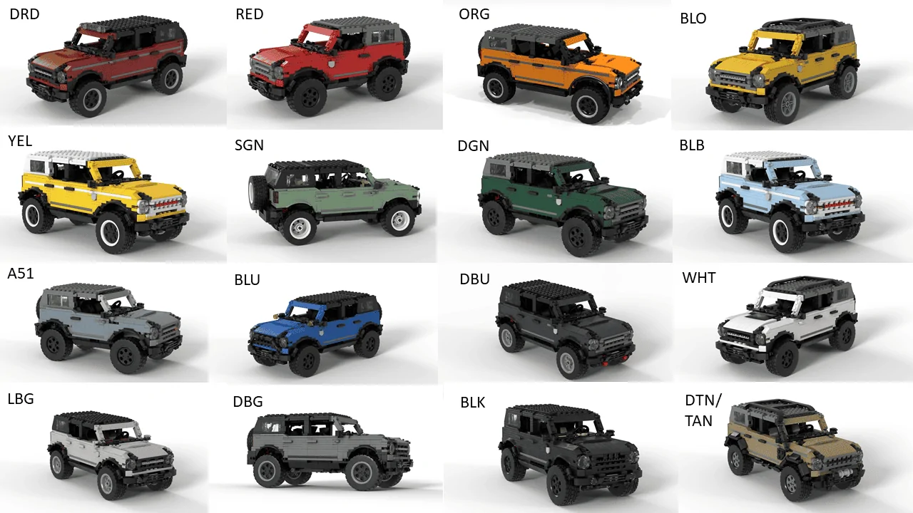 Ford Bronco Build My (LEGO) Brick Bronco Slide5