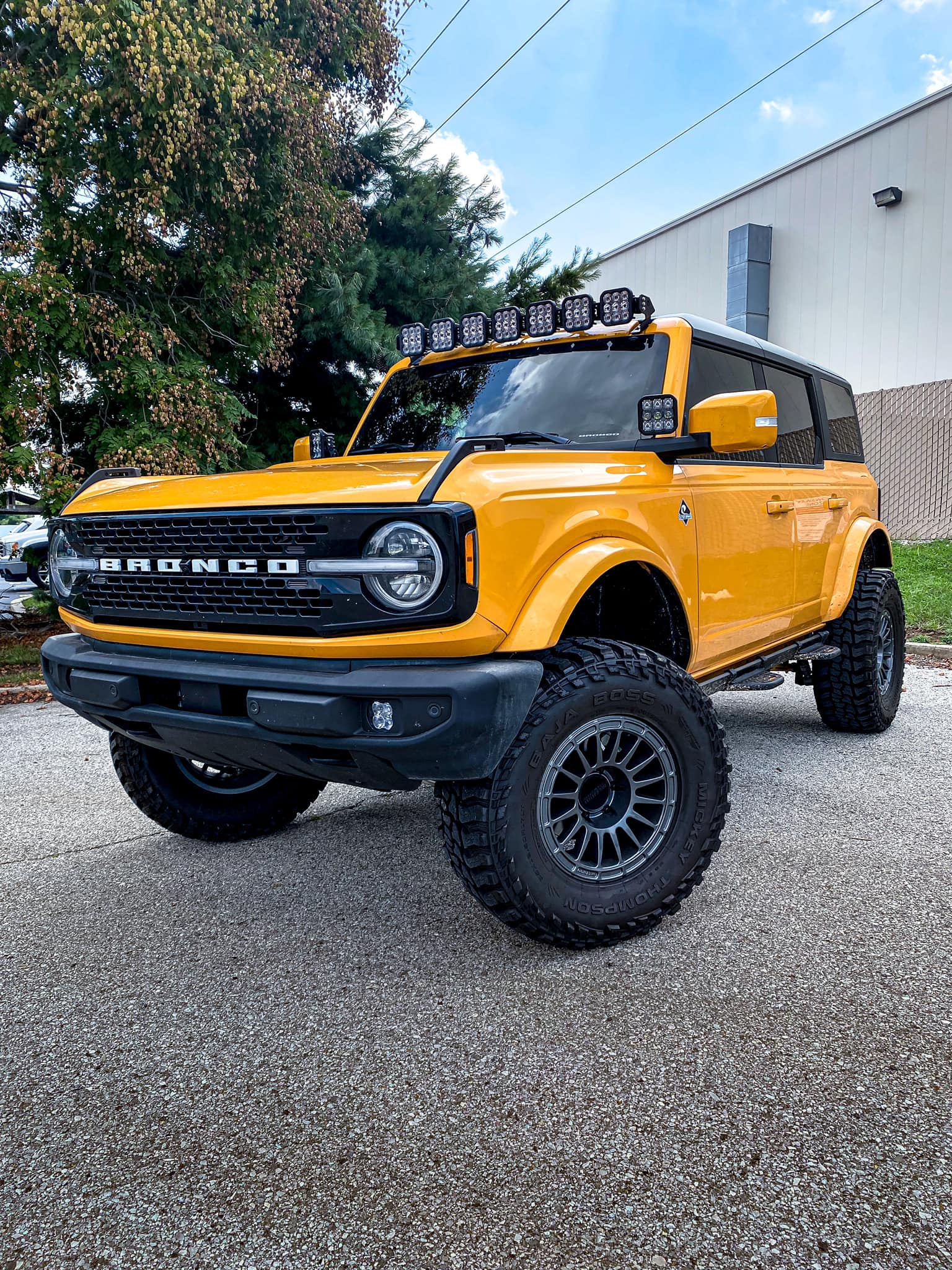 Ford Bronco Belltech Lifting Struts & Stock Springs 298117193_5680735258623875_2510703607877317530_n