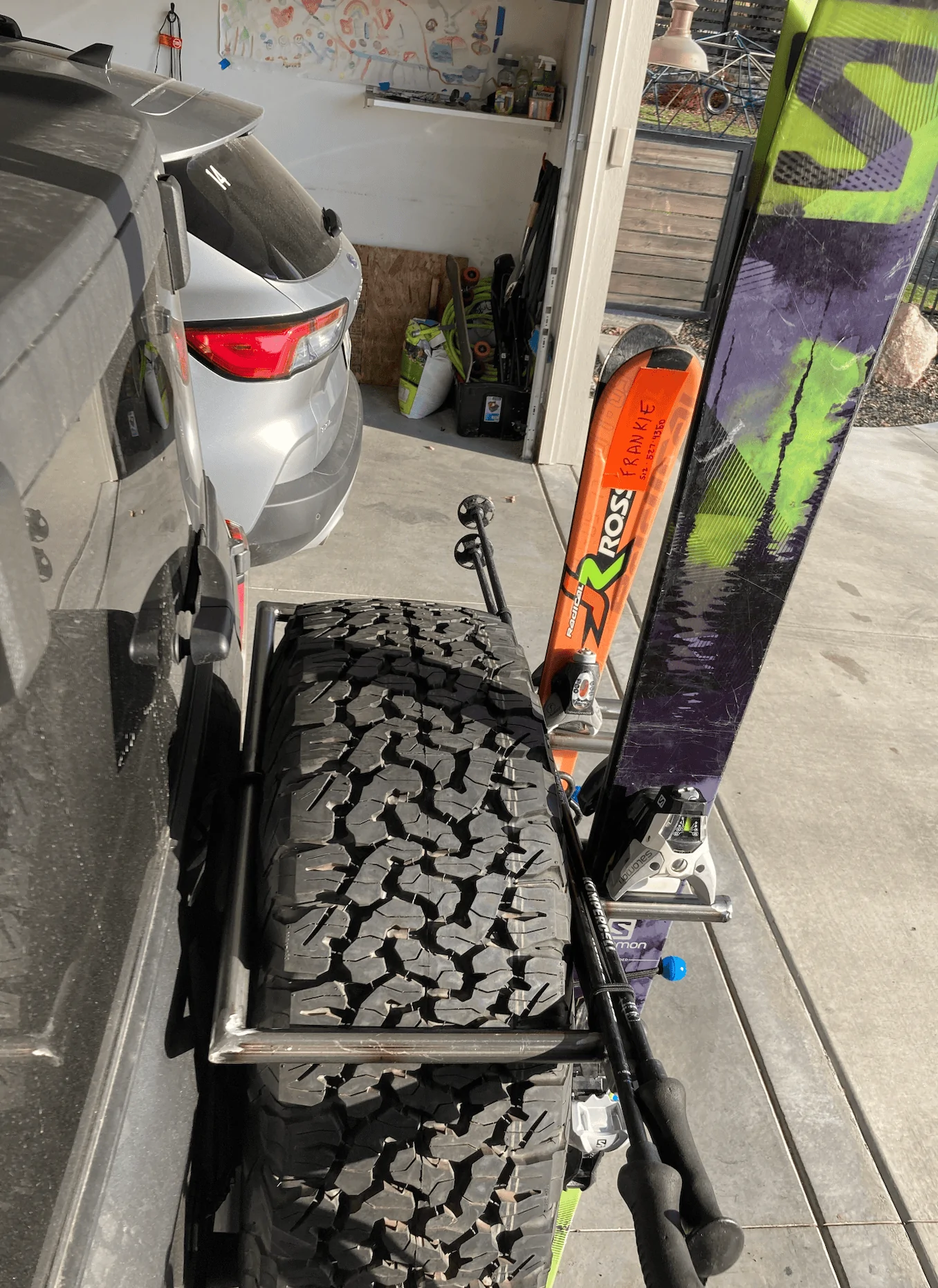 Ford Bronco My DIY Bonco Ski Rack 1668705114541