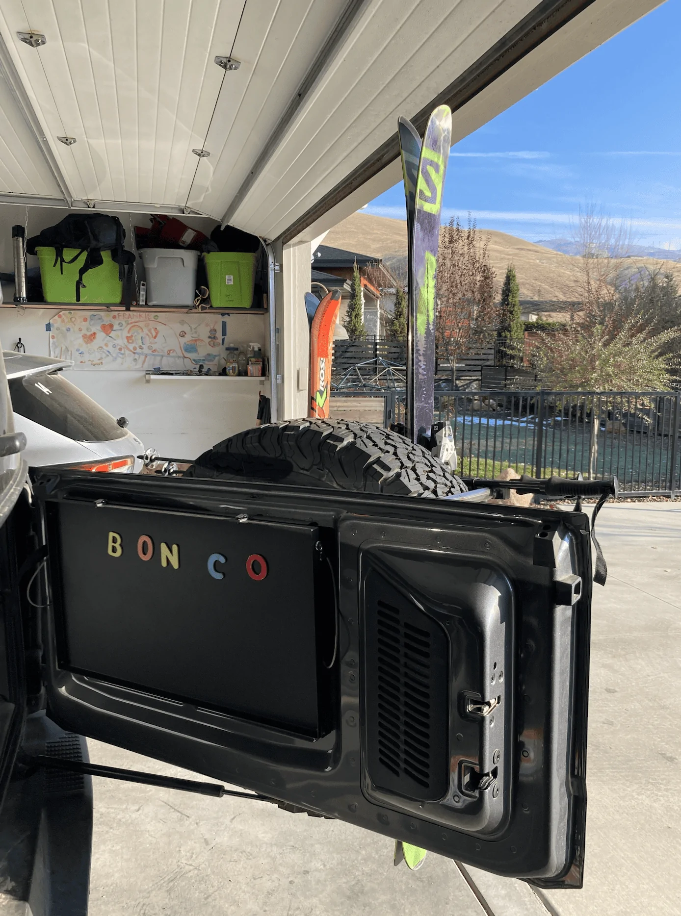 Ford Bronco My DIY Bonco Ski Rack 1668705134608