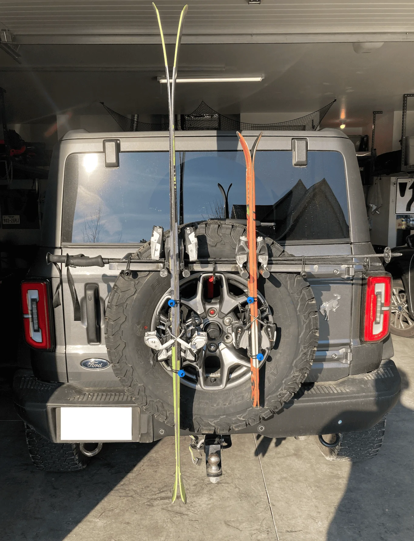Ford Bronco My DIY Bonco Ski Rack 1668705165712