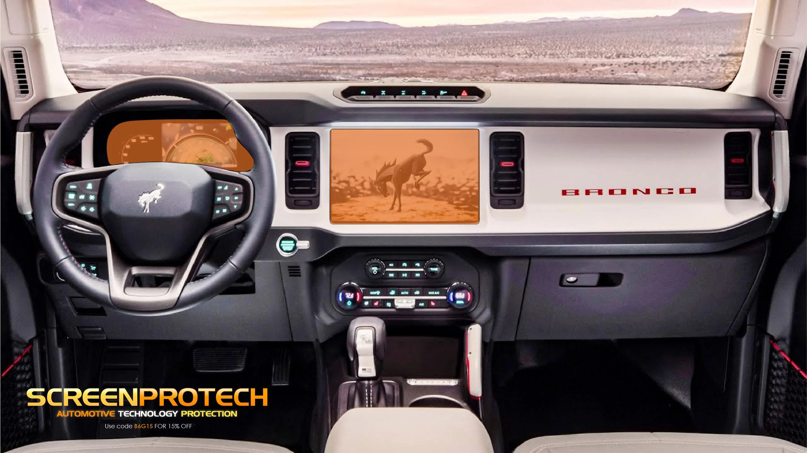 Ford Bronco Screen ProTech is Back! Now With Bronco Raptor Screen Protection Film Ford Bronco