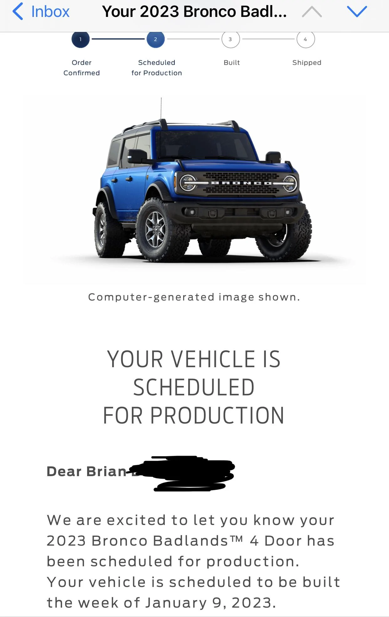 Ford Bronco 📬 Scheduling 11/17 for production weeks through 1/16 [Emails now rolling in!] CF2E06D7-71EF-4E59-AF23-7E580F44BFF5