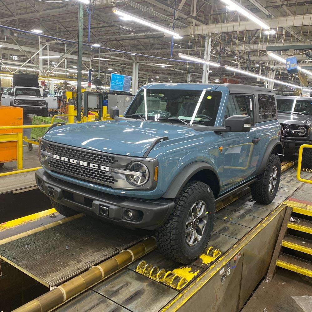 Ford Bronco 8/8/22 Build Week Group. Baby Picture