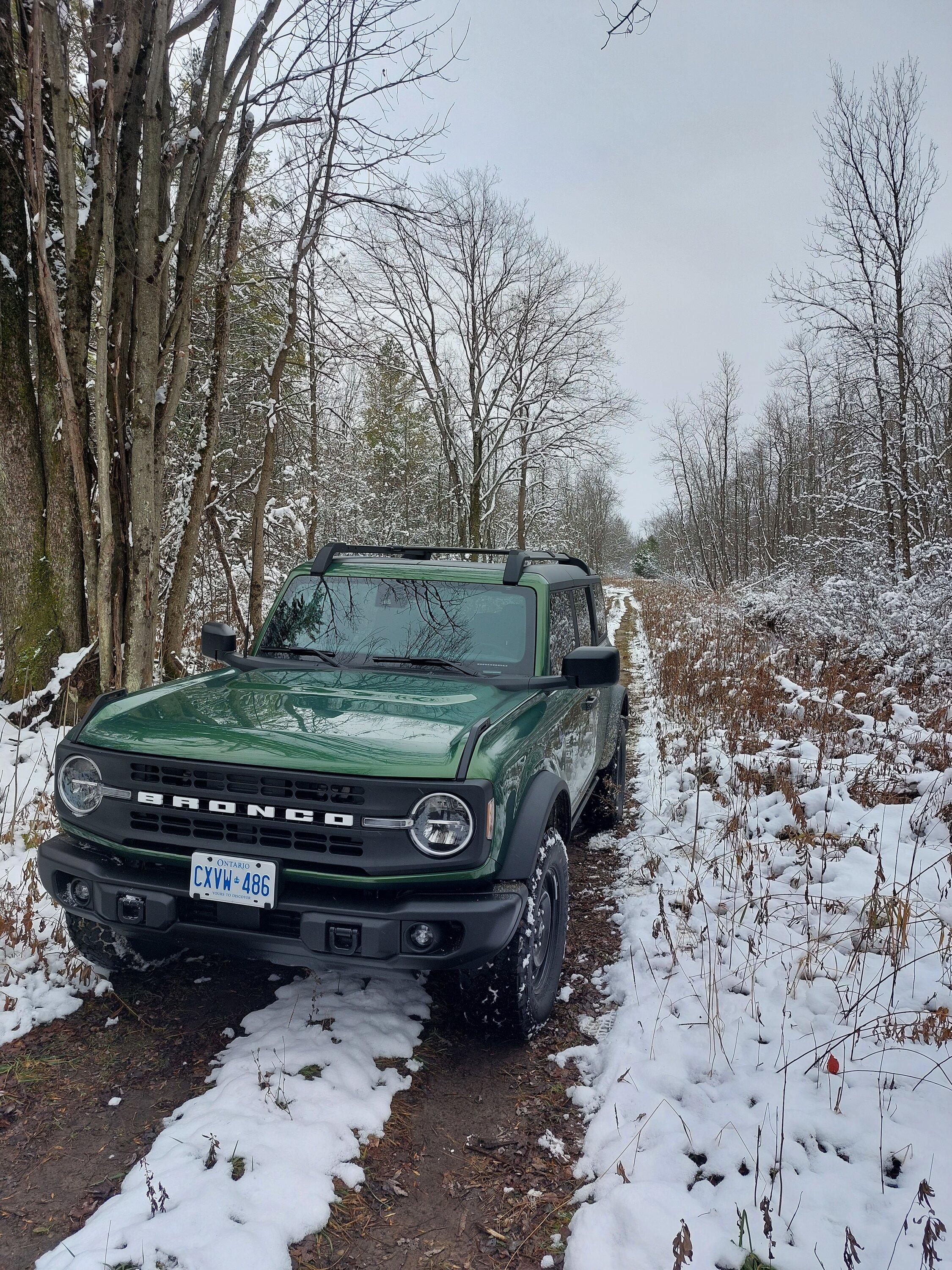 Ford Bronco Show us your Bronco snow pics!! ☃️❄️🥶 20221115_134519