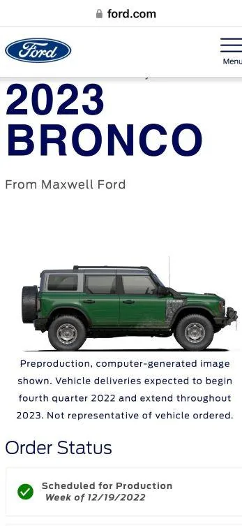 Ford Bronco 📬 Scheduling 11/17 for production weeks through 1/16 [Emails now rolling in!] build_dat