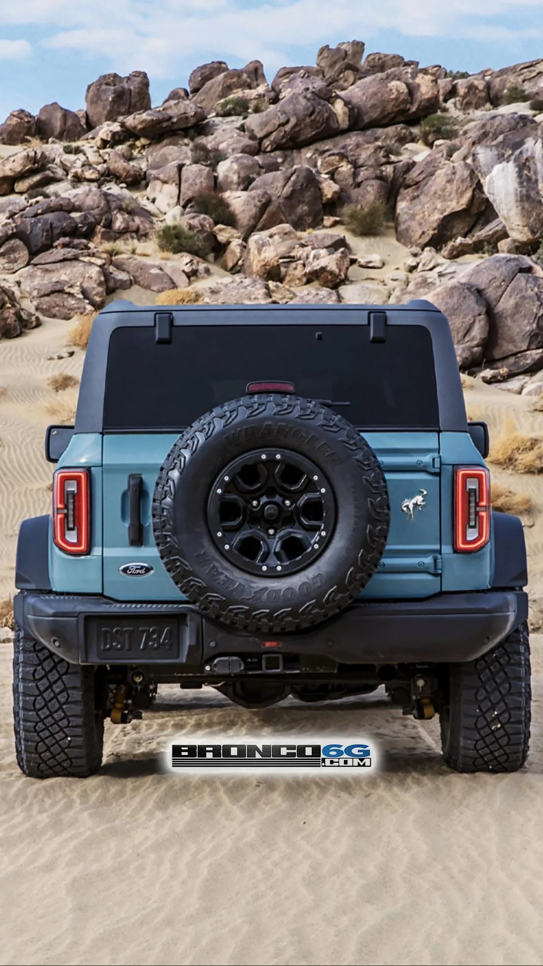 Ford Bronco Bronco Sasquatch Rear Rendered in Production And Other Colors 2021-bronco-area51_render_rear-jpg