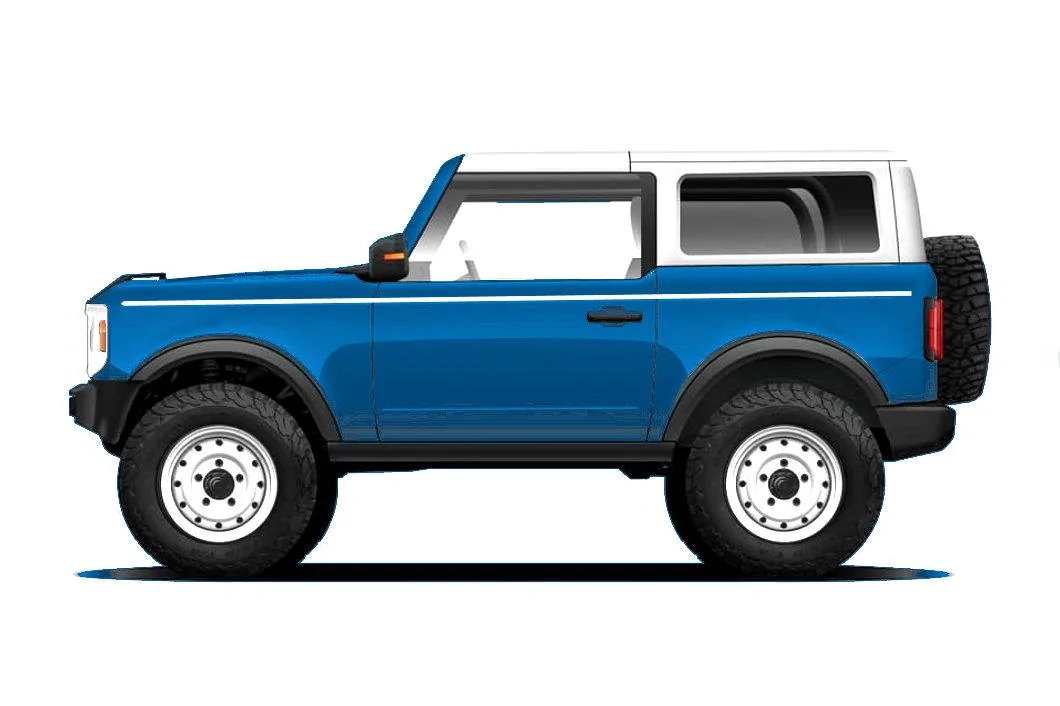 Ford Bronco Stainless Steel Trim like the EBs fordblu