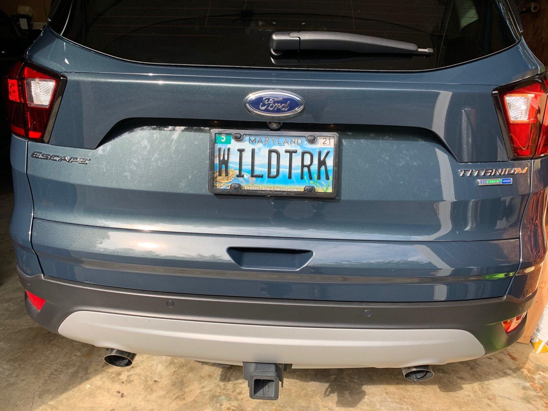 Ford Bronco Custom vanity license plate for Bronco? broncoed escape
