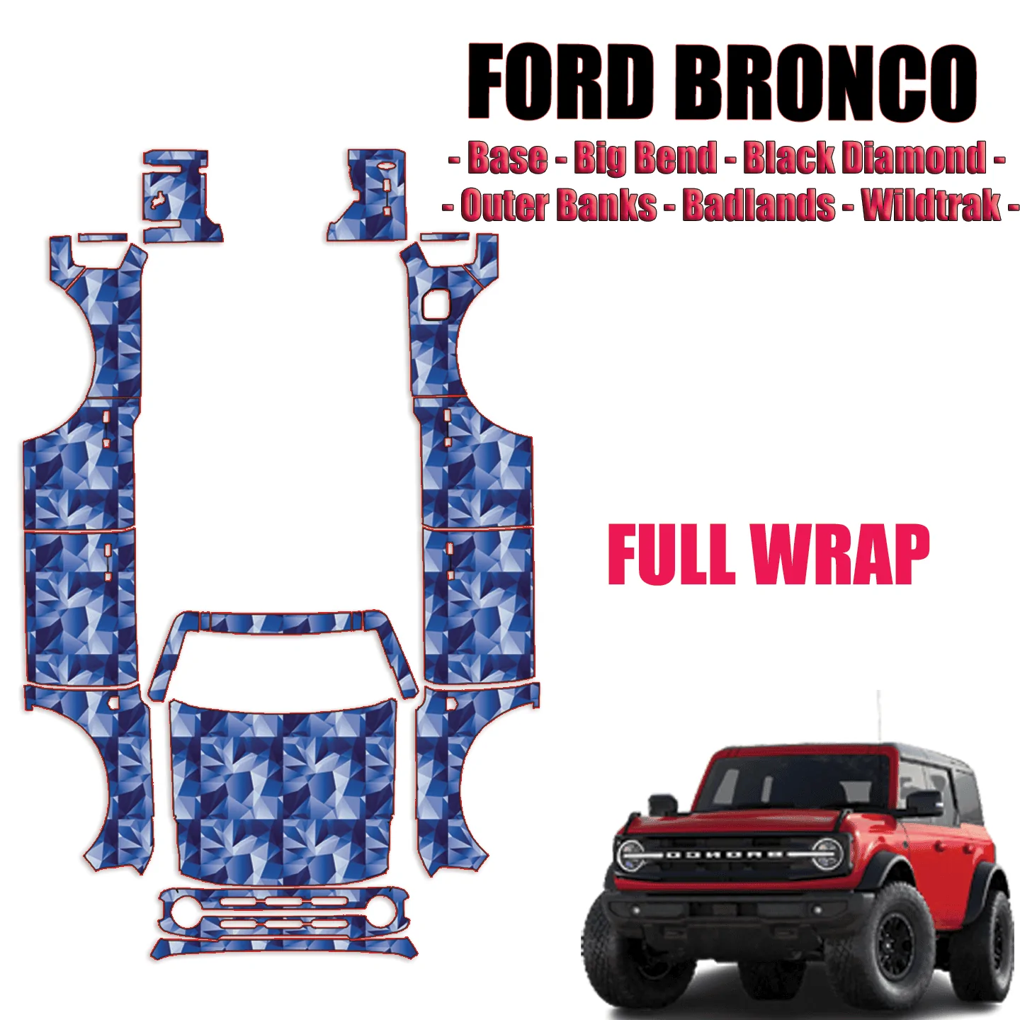 Ford Bronco Pre-cut PPF source(s)? 1669053422199