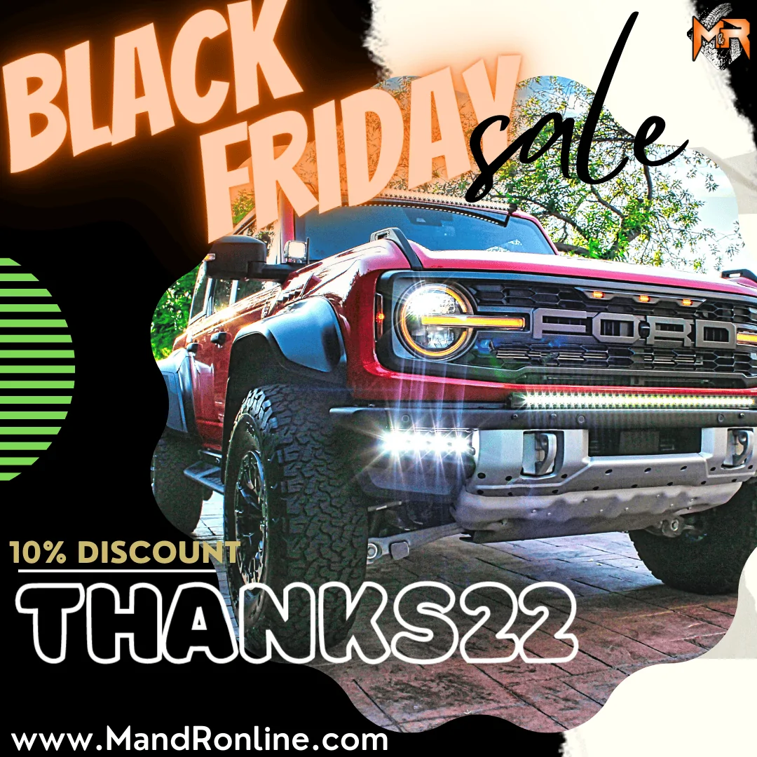 Ford Bronco Everyday is Black Friday from M&R broncoraptorblack friday