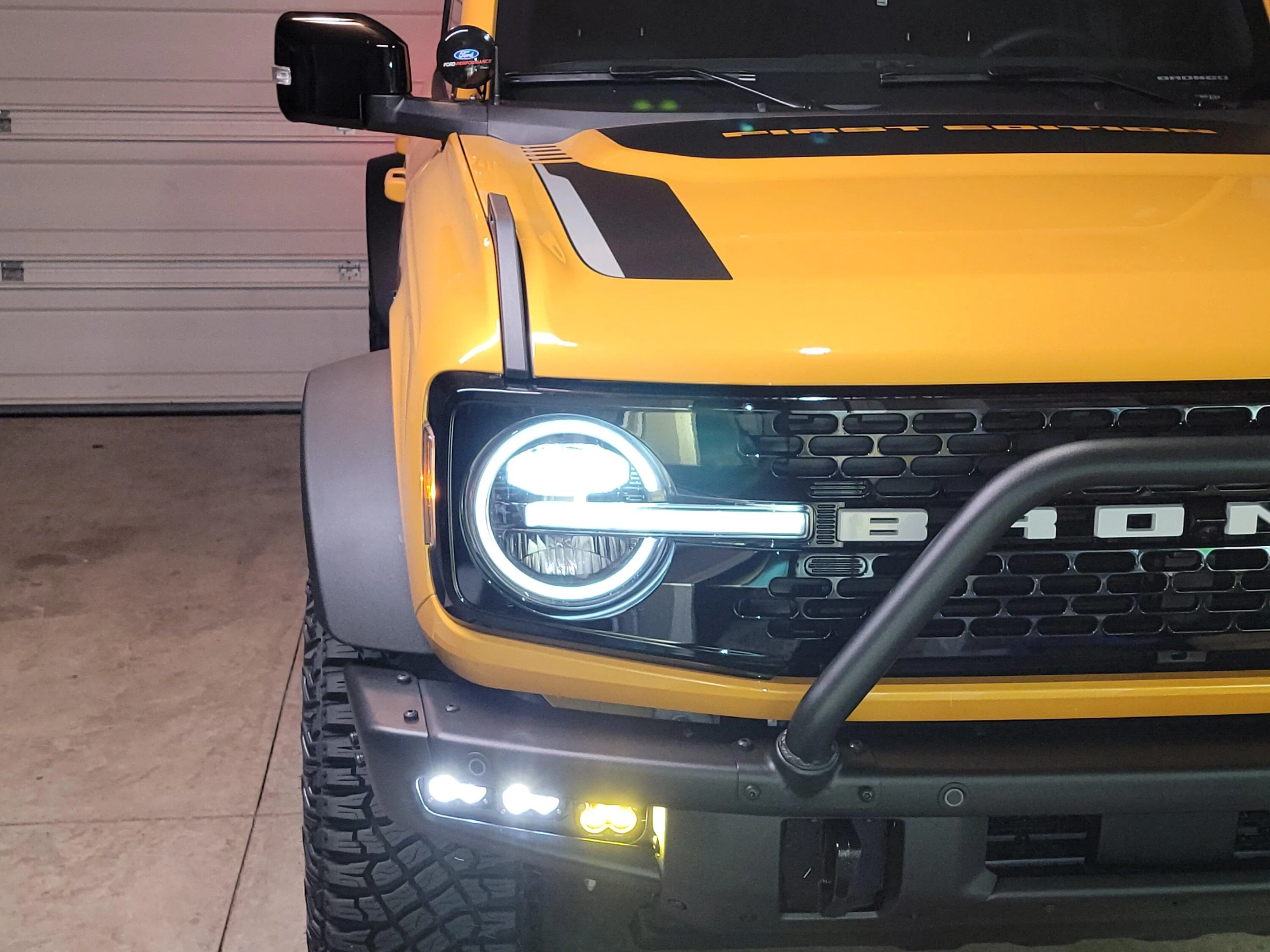 Ford Bronco Diode Dynamics Lights Installed 20211224_105702