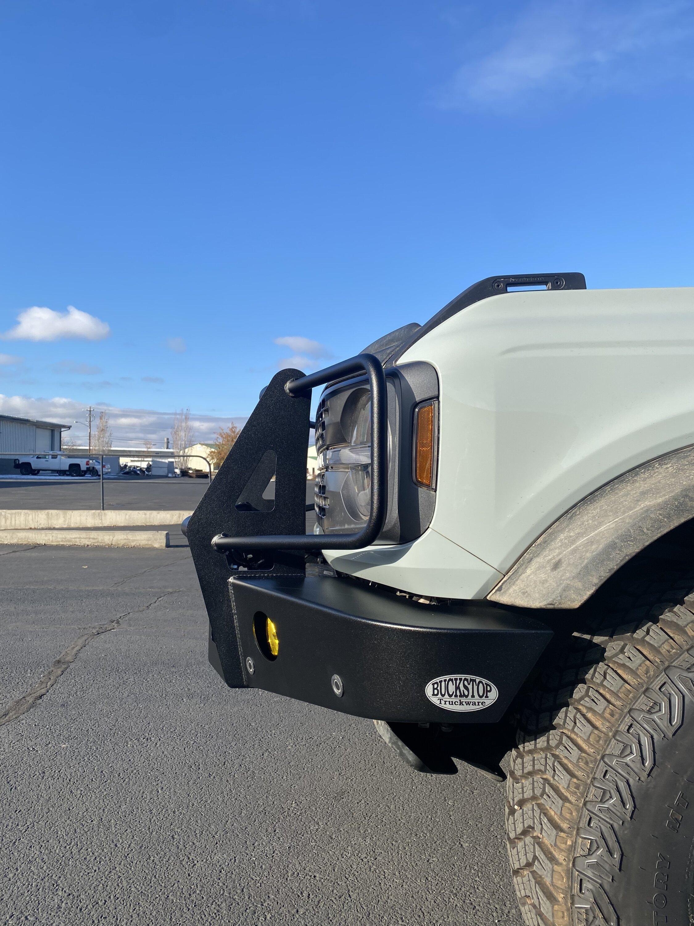 Ford Bronco New BuckStop Front bumper Buckstop Bumper 11.18.2022.side