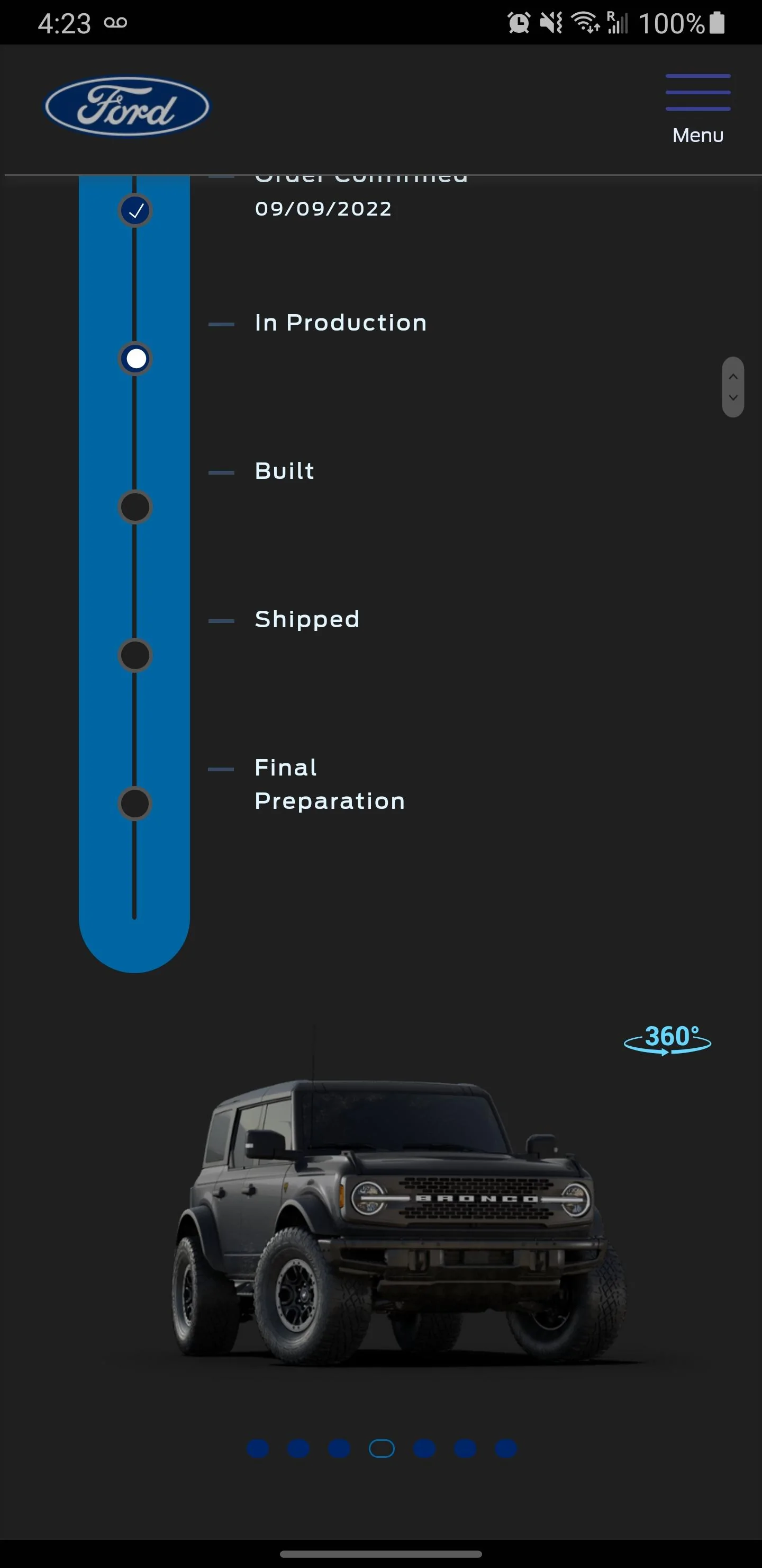 Ford Bronco 11/28/2022 Build Week Screenshot_20221122-042330_Samsung Internet