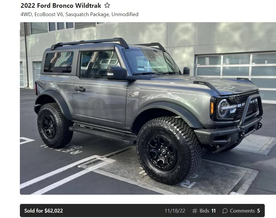 Ford Bronco Prices are starting to drop! FxYlkRm