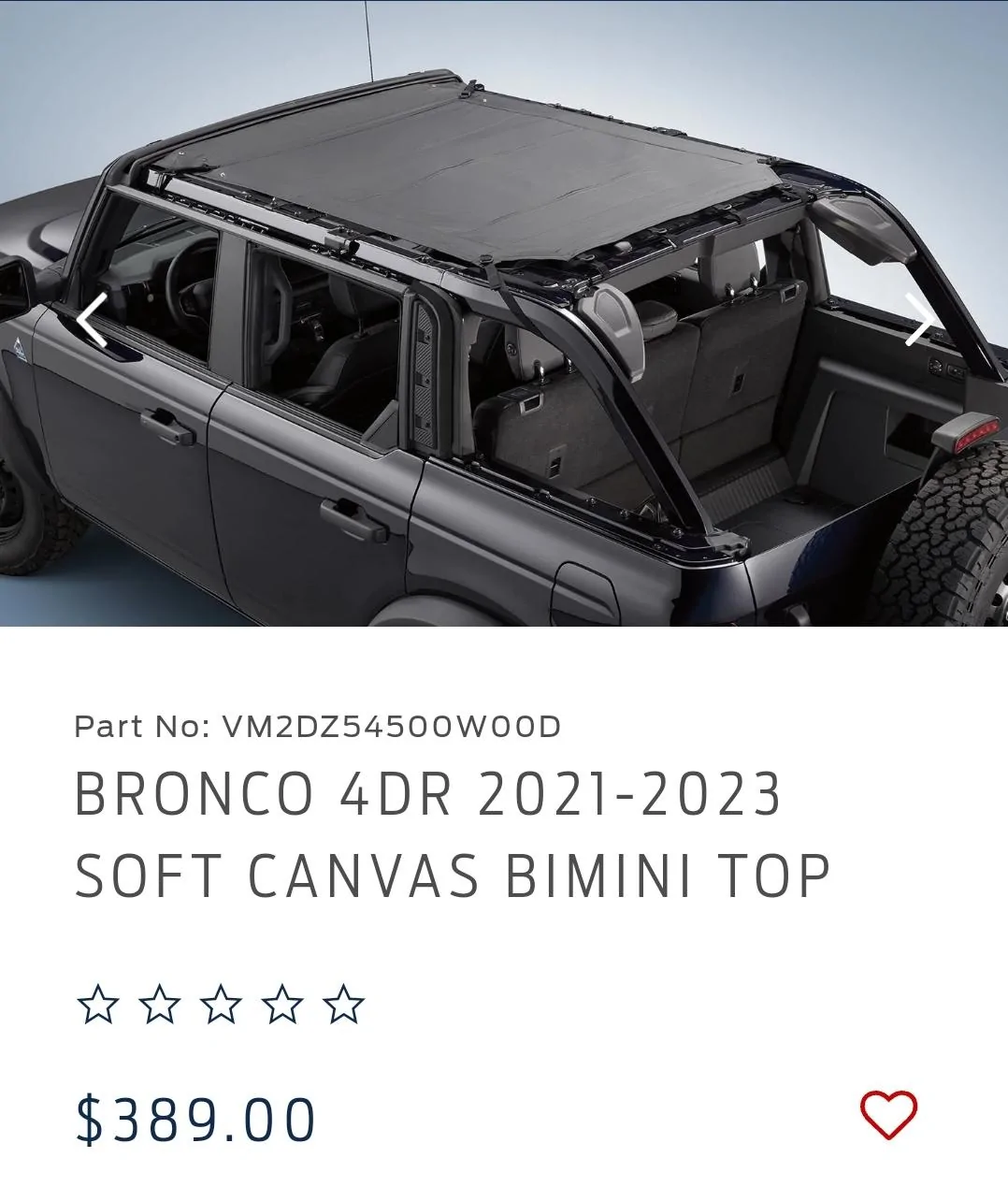 Ford Bronco Ford Solid Bimini Top (4-Door) Screenshot_20221121_213441