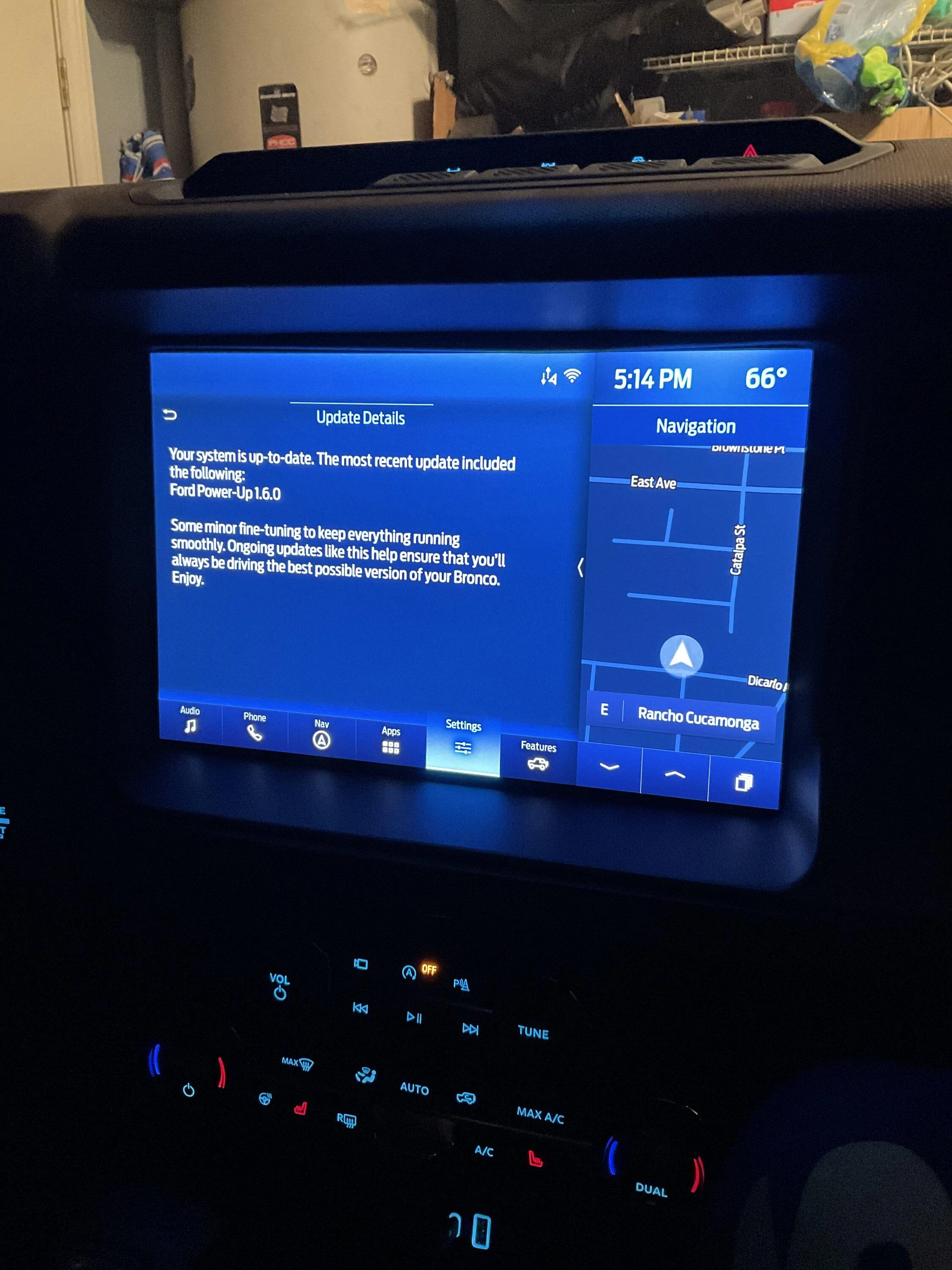 Ford Bronco Update from software update Ford power-up 1.6.0 38356959-FD1F-476C-8F2E-97C5EA02A8FF