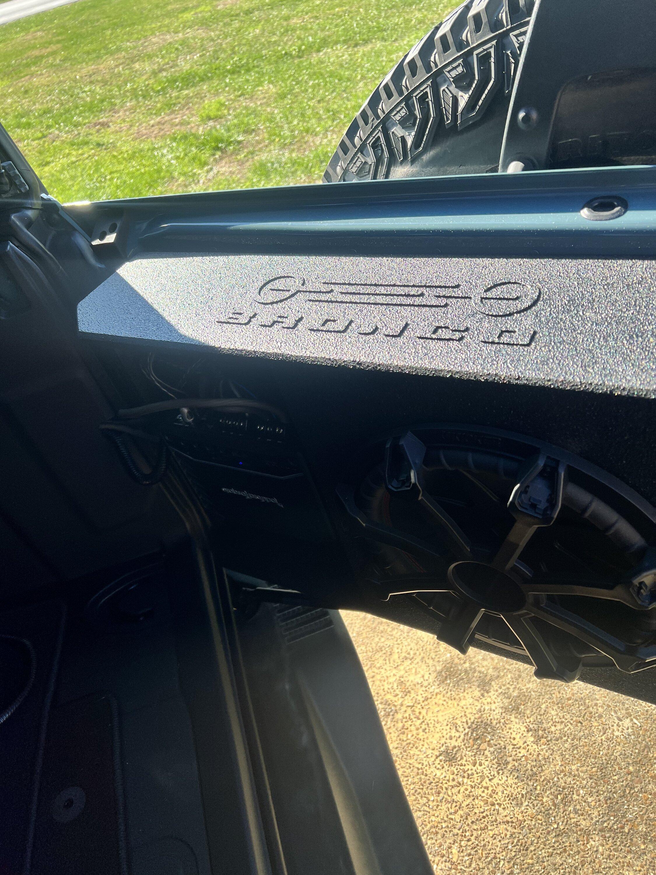 Ford Bronco Check out this tailgate subwoofer enclosure 486B950D-164C-428D-89D0-C43ABBC38025