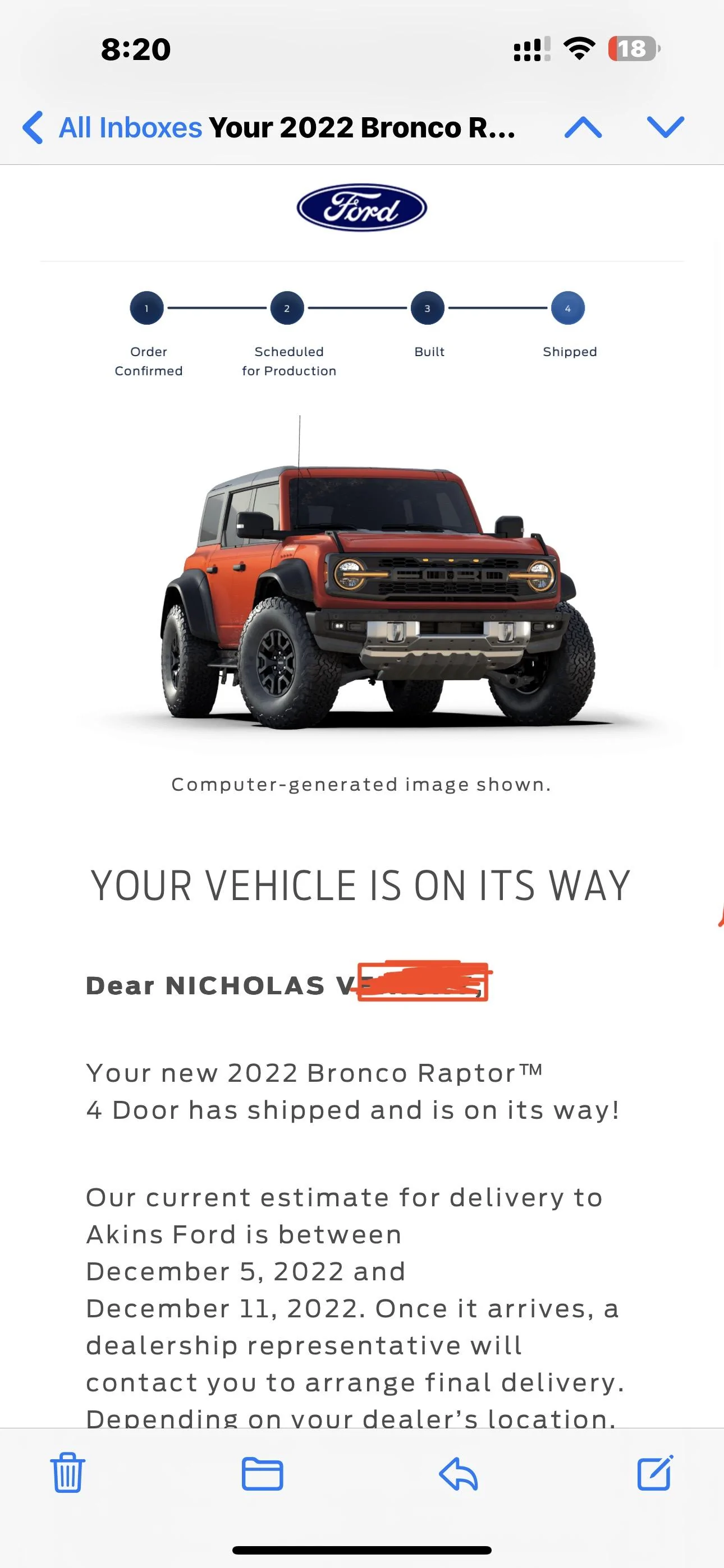 Ford Bronco build week 10/24 F6C6EF09-DB23-4B78-BCD1-D13A223B7892