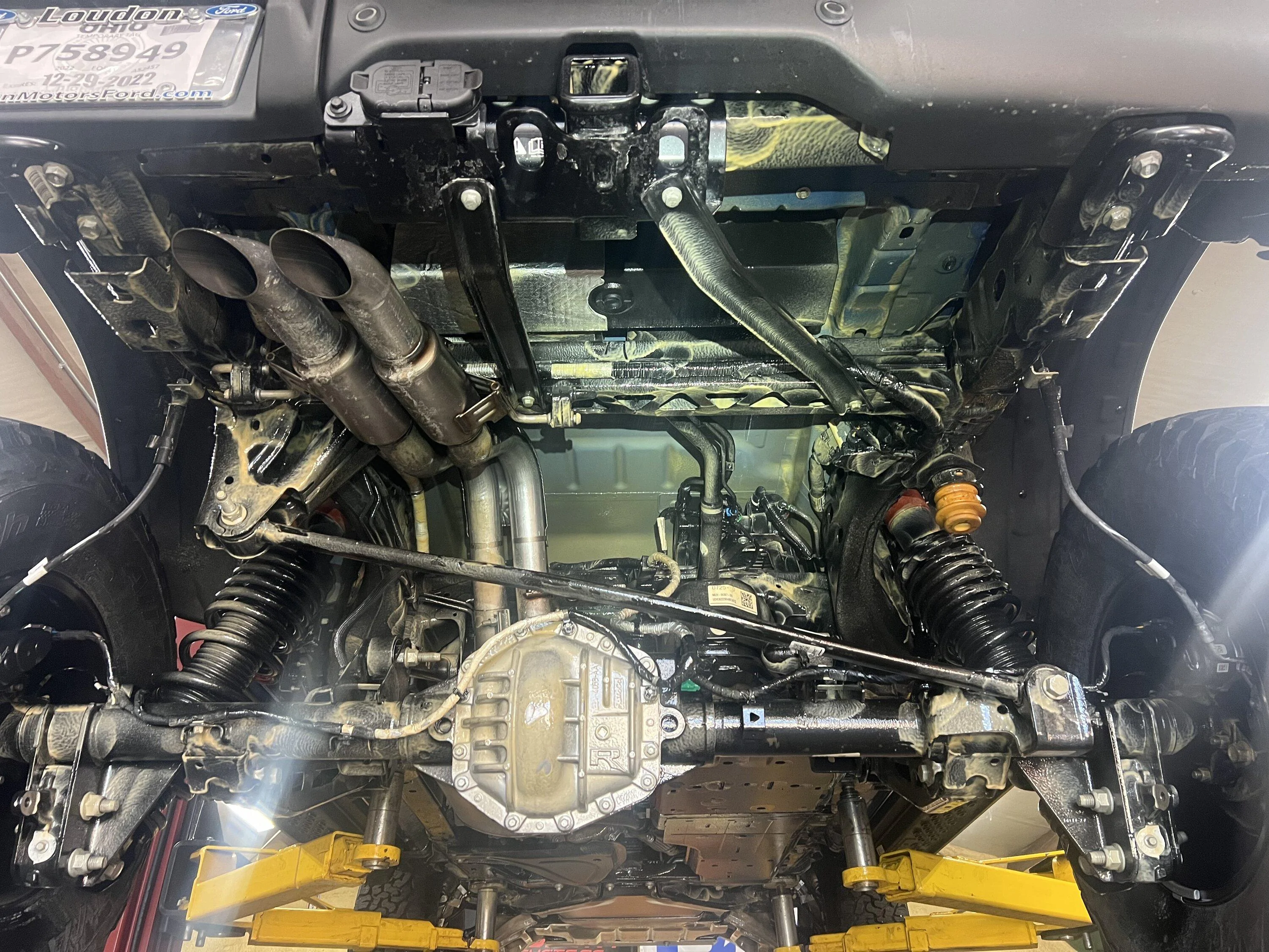 Ford Bronco Fluid Film Corrosion Protection Applied to Bronco Raptor Undercarriage / Underbody F1A2DECE-054F-401A-9719-56075BC2B36F