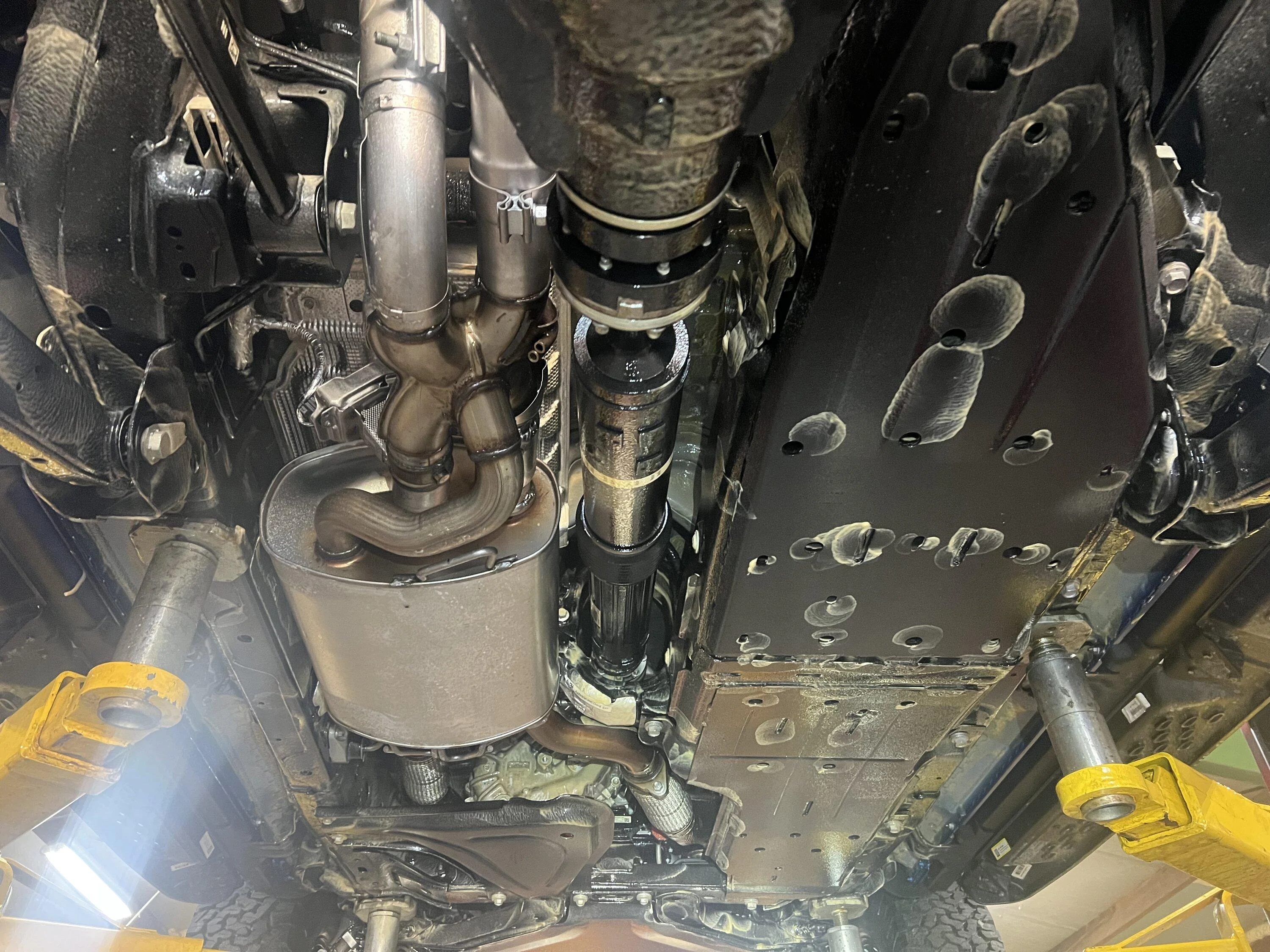 Ford Bronco Fluid Film Corrosion Protection Applied to Bronco Raptor Undercarriage / Underbody 150DF10A-7398-4847-9406-527C31705CE1