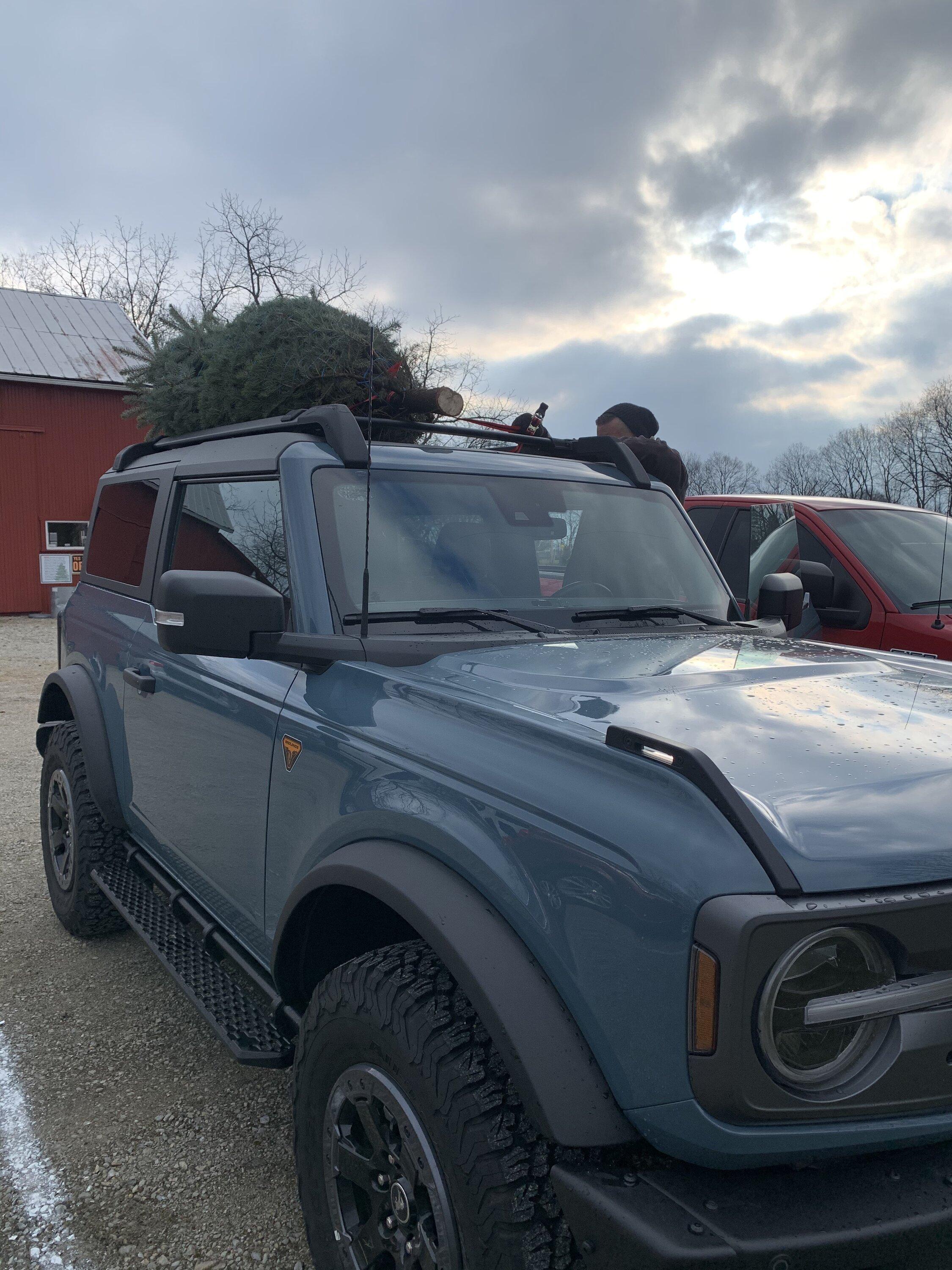 Ford Bronco Trees on trucks! Show us your Christmas tree photos IMG-7181