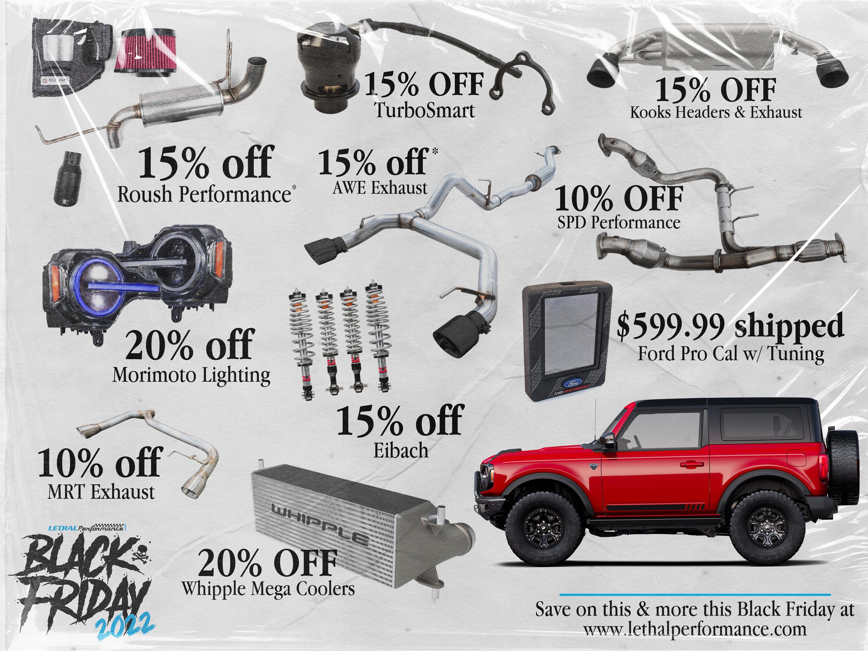 Ford Bronco THE SALES DON'T STOP HERE at LETHAL PERFORMANCE!! bronco-features