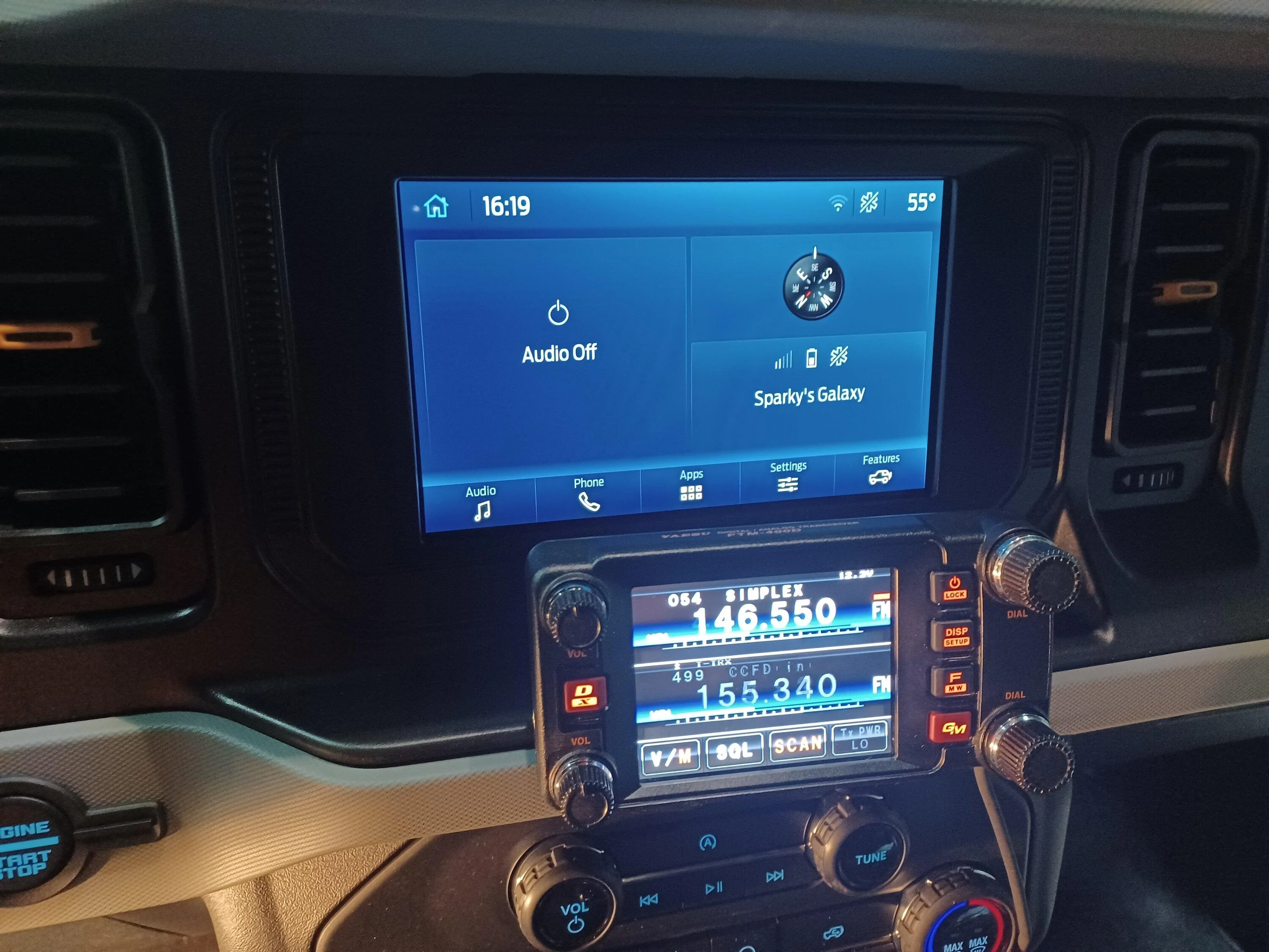 Ford Bronco Radio Mounting Options 20221125_161907