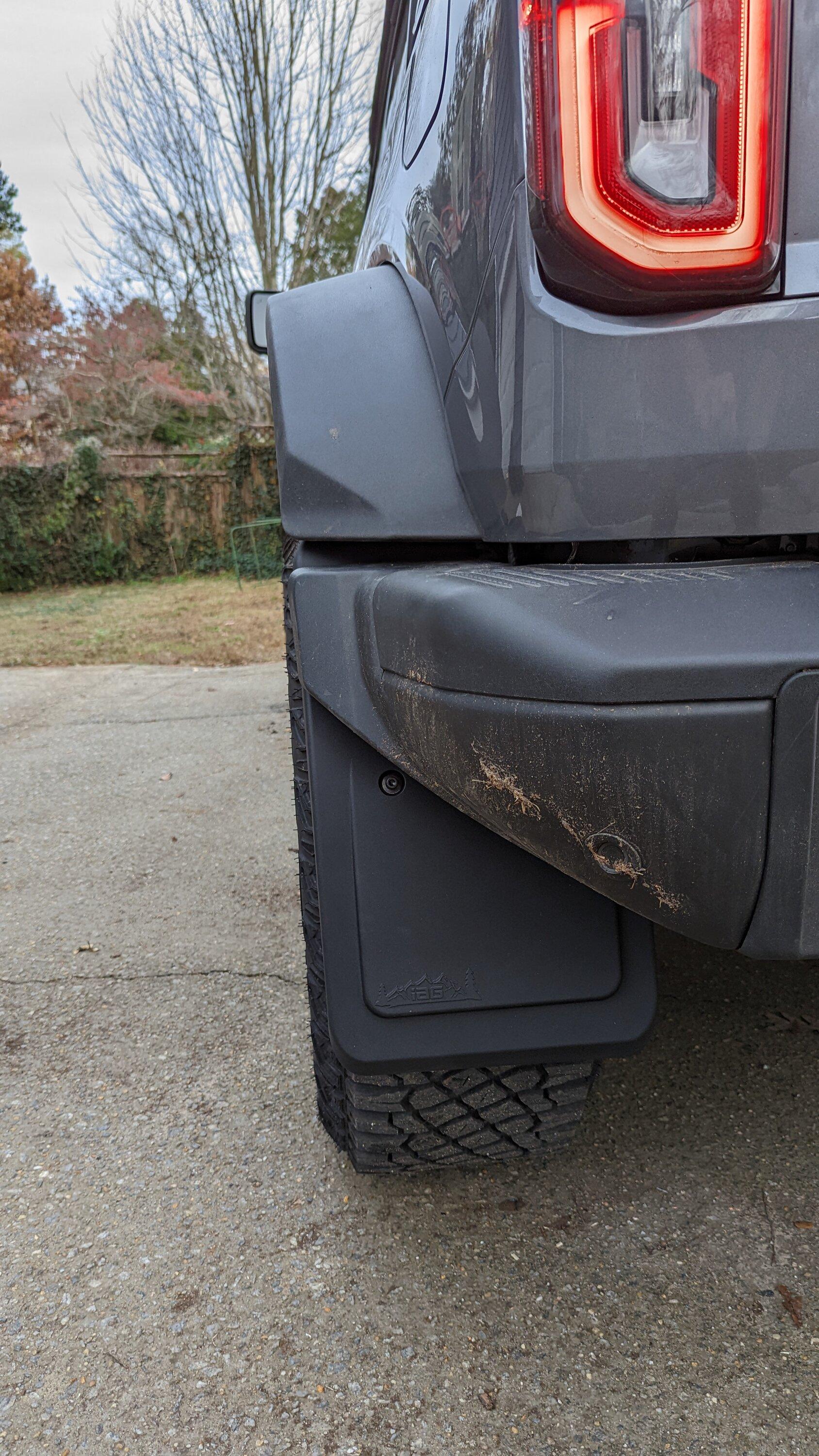 Ford Bronco New Product Release: IAG I-Line Mud Flaps PXL_20221125_220724453.MP