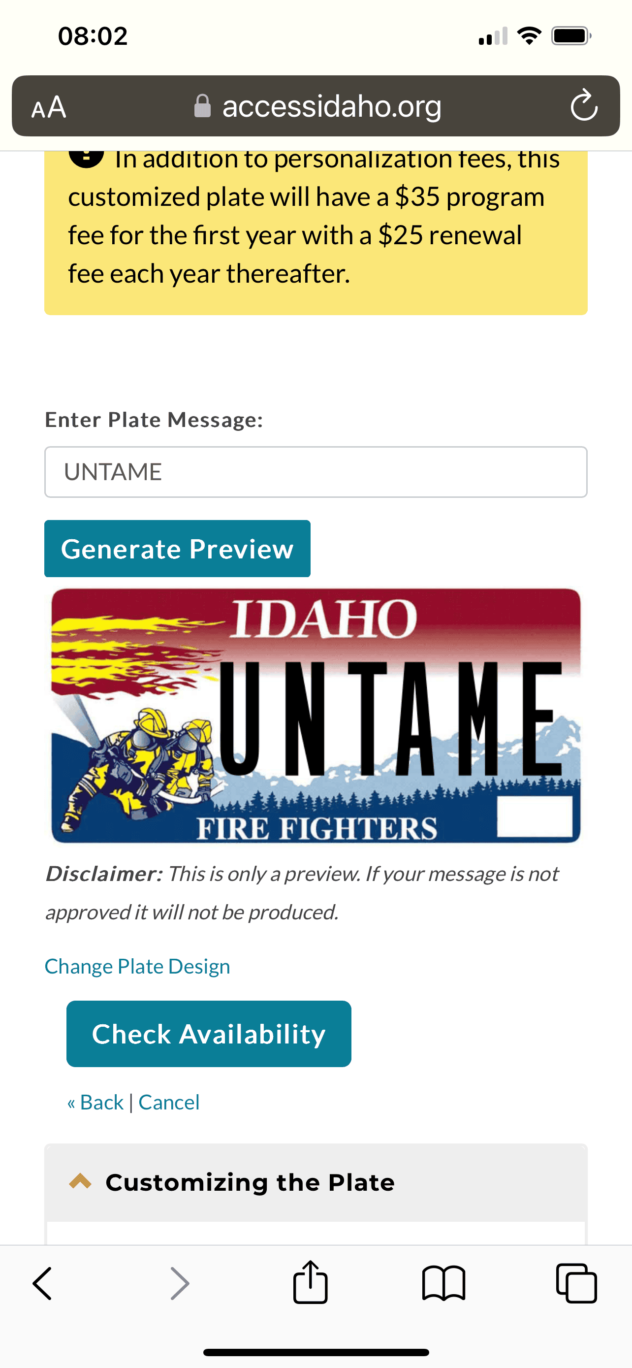Ford Bronco Custom vanity license plate for Bronco? 5C0798D7-EABE-45A4-8A34-FEBA71BB80CE
