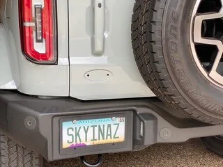Ford Bronco Custom vanity license plate for Bronco? AZ