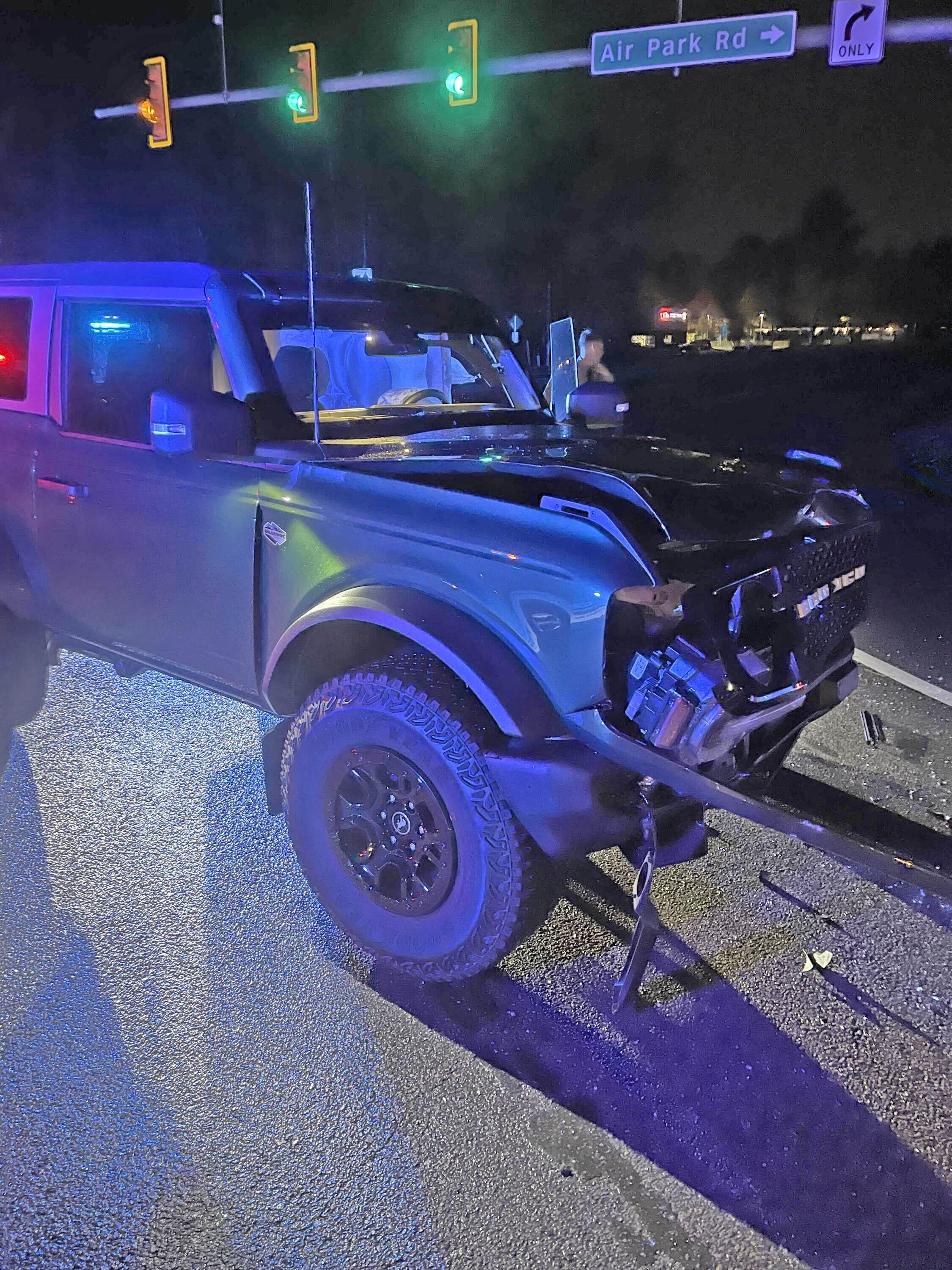 Ford Bronco Waited 654 days to get her...only to have her taken away by someone else's inability to drive 3 weeks later Accident1