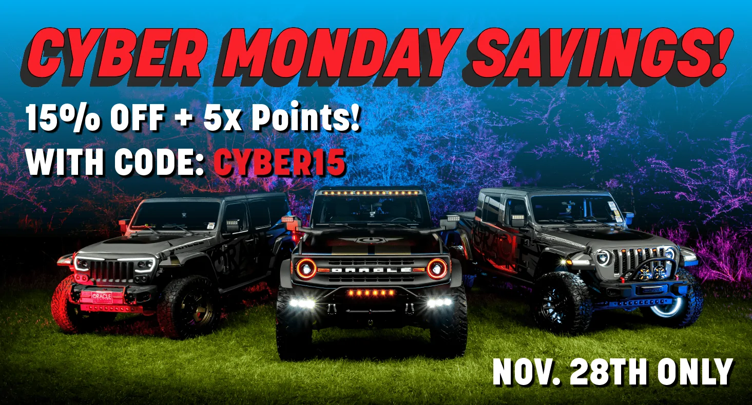 Ford Bronco ORACLE Lighting Black Friday Savings! cyber15
