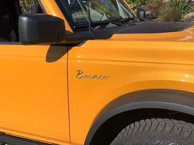 Ford Bronco Quality Bronco emblems (chrome Bronco in cursive letters)? Picture2