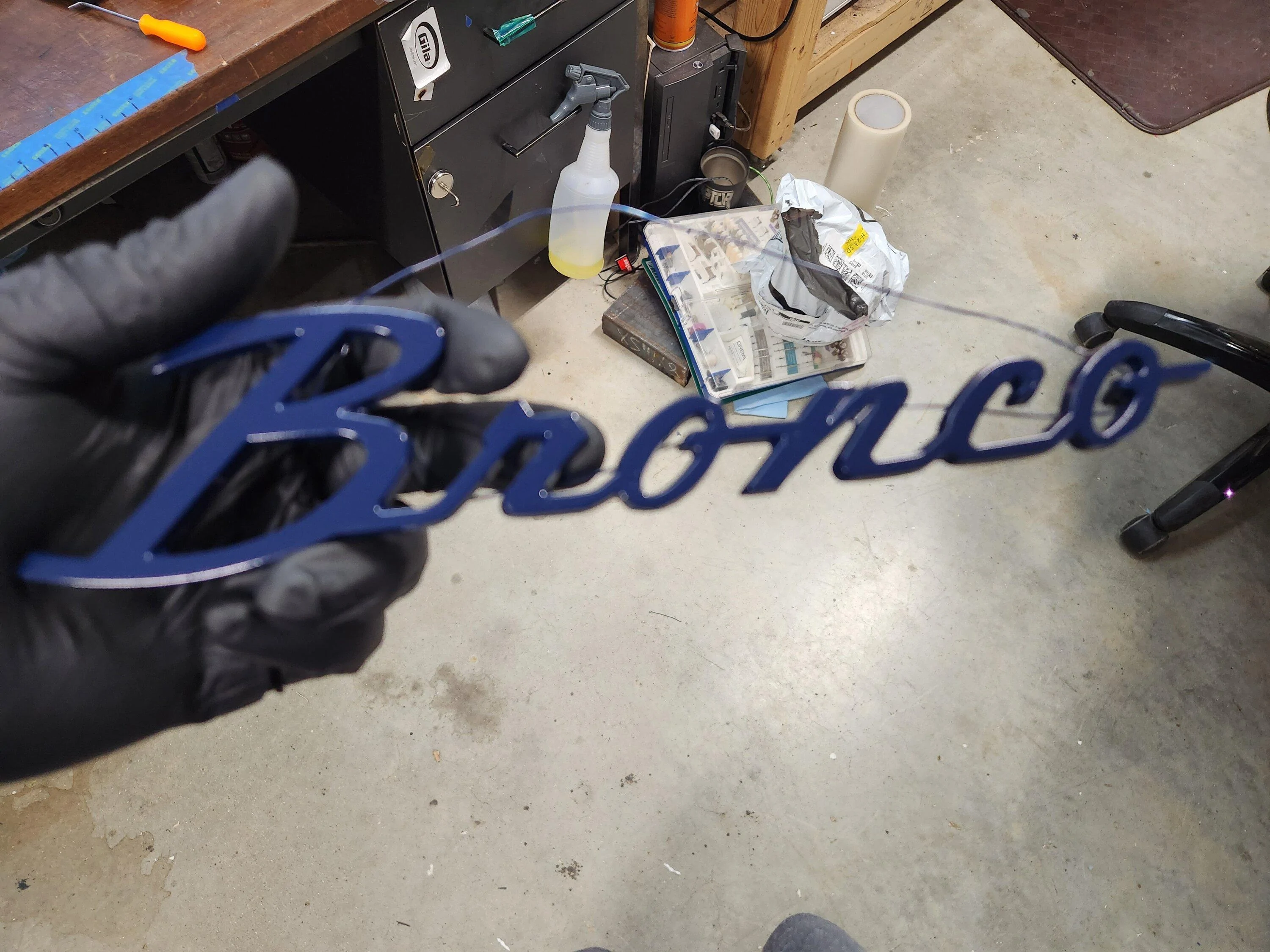 Ford Bronco Quality Bronco emblems (chrome Bronco in cursive letters)? 20221021_165842