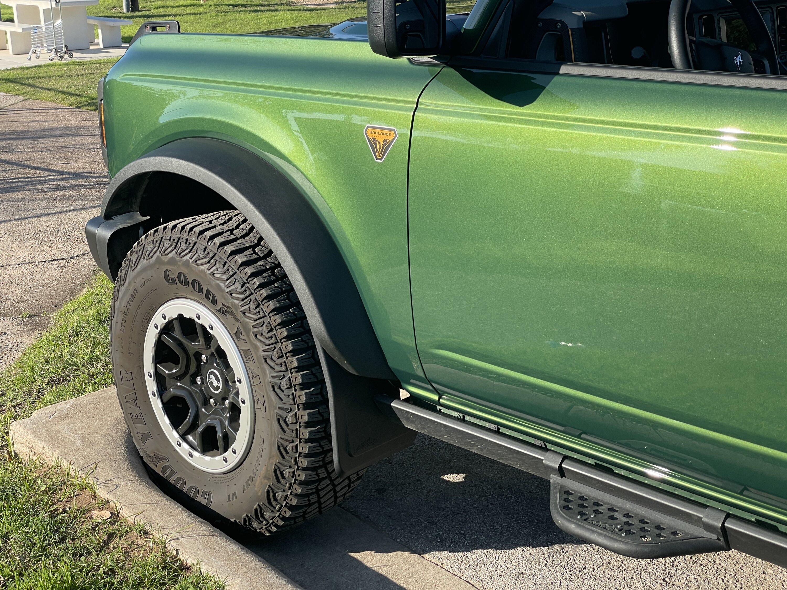 Ford Bronco New Product Release: IAG I-Line Mud Flaps 23B20D14-2051-4271-82E9-D6C811175684