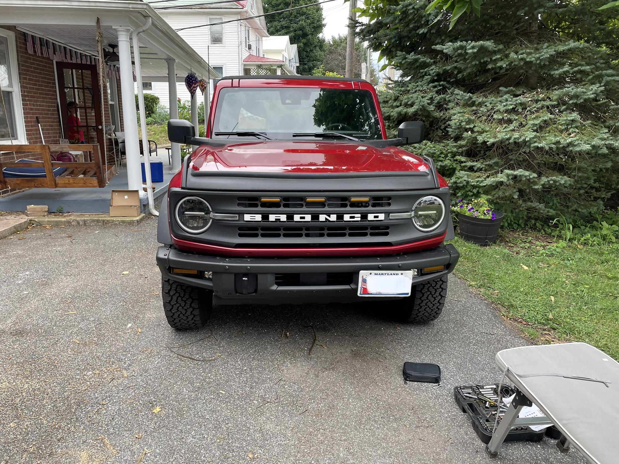 Ford Bronco Looking for a front plate holder for MOD bumper... A10FC1BC-536D-45EF-AAB9-30D2216D1F30