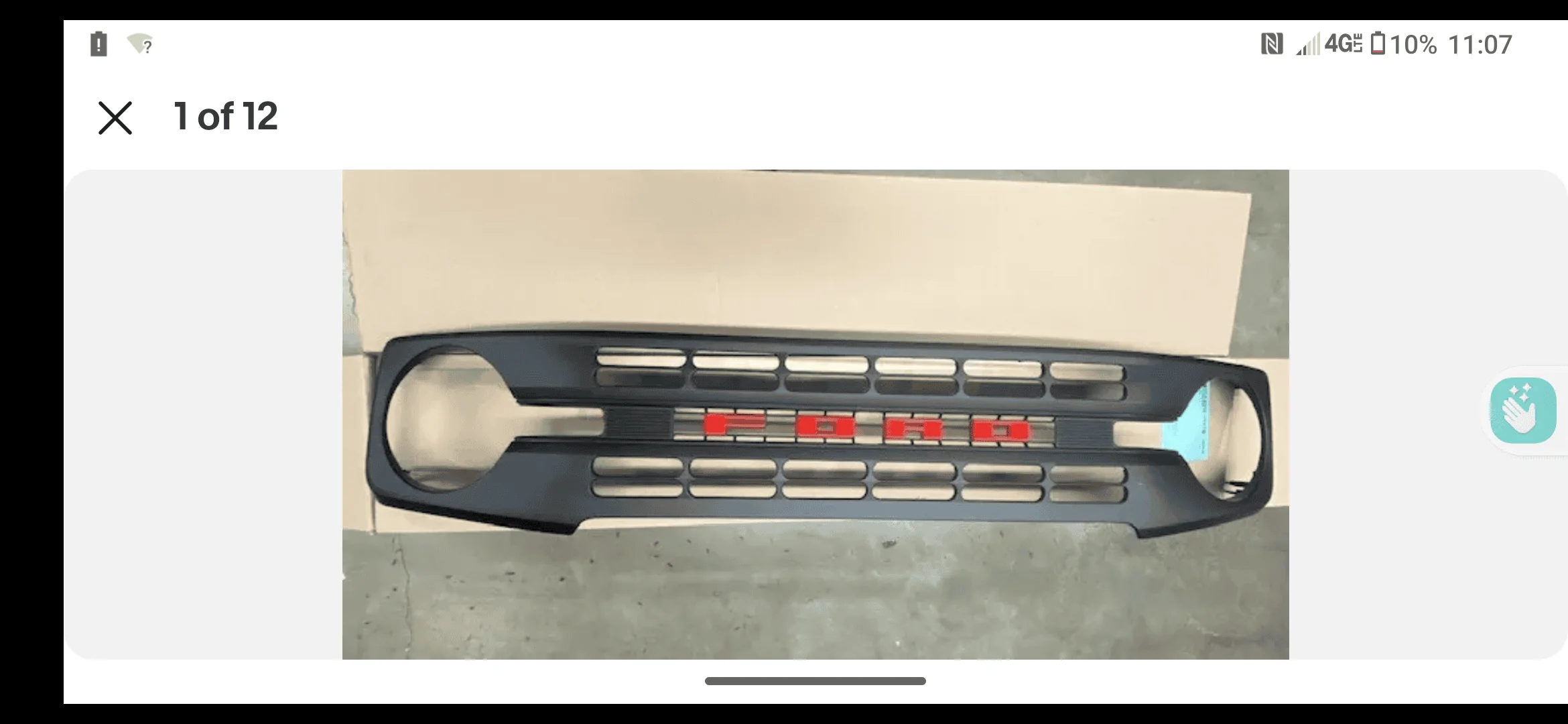 Ford Bronco Purchased Ford OEM 2023 Bronco Heritage Grill + Letters! Part # M2DZ-8200-HBPTM + M2DZ-8A224-CAPTM Screenshot_20221129-230758