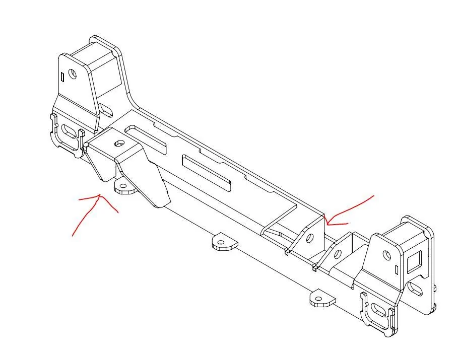 Ford Bronco 6″ Lift Kit Now Available From Havoc Offroad Bronco Diff Mounts on rear crossmember