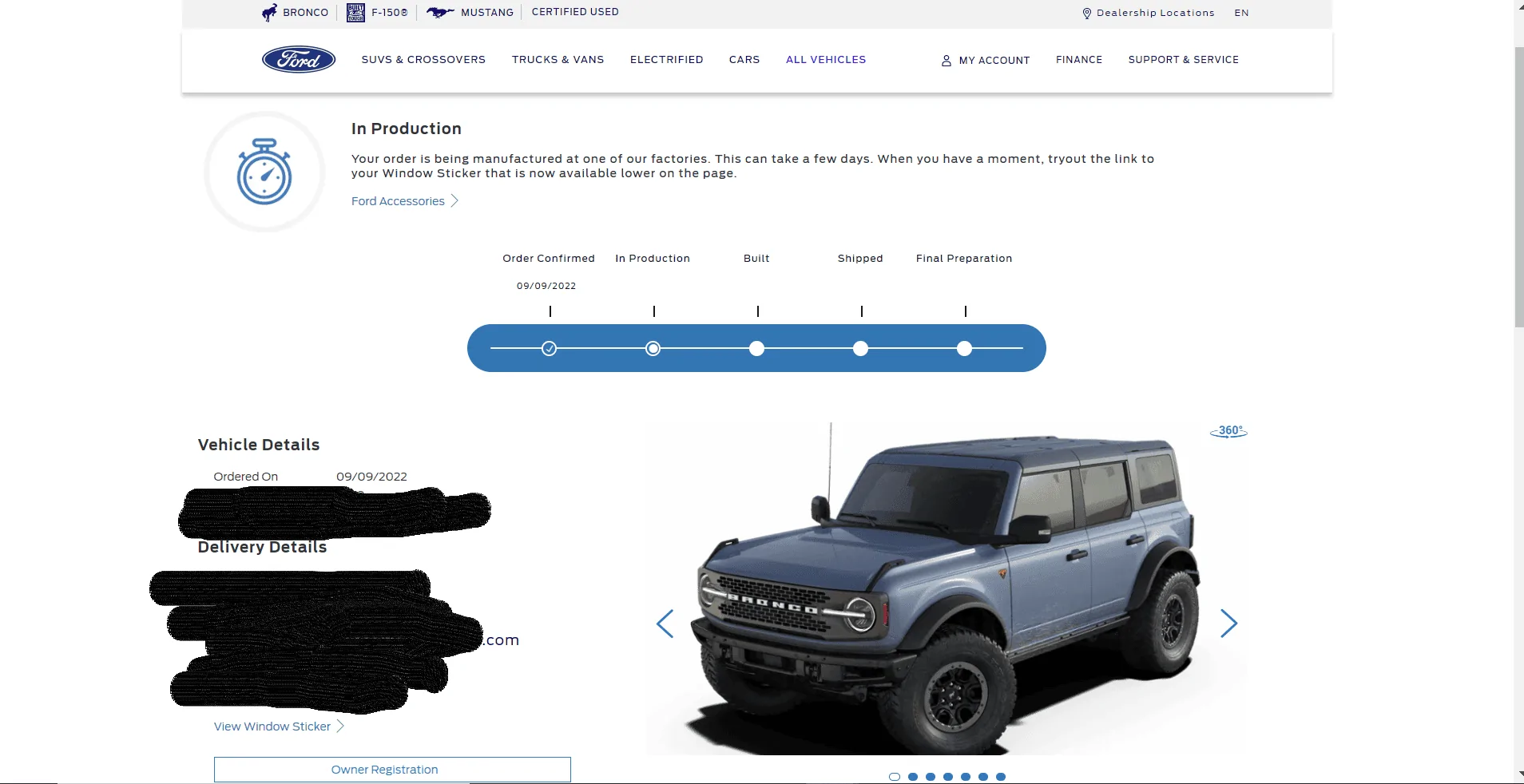 Ford Bronco Anyone going into production early?? 1669866577846