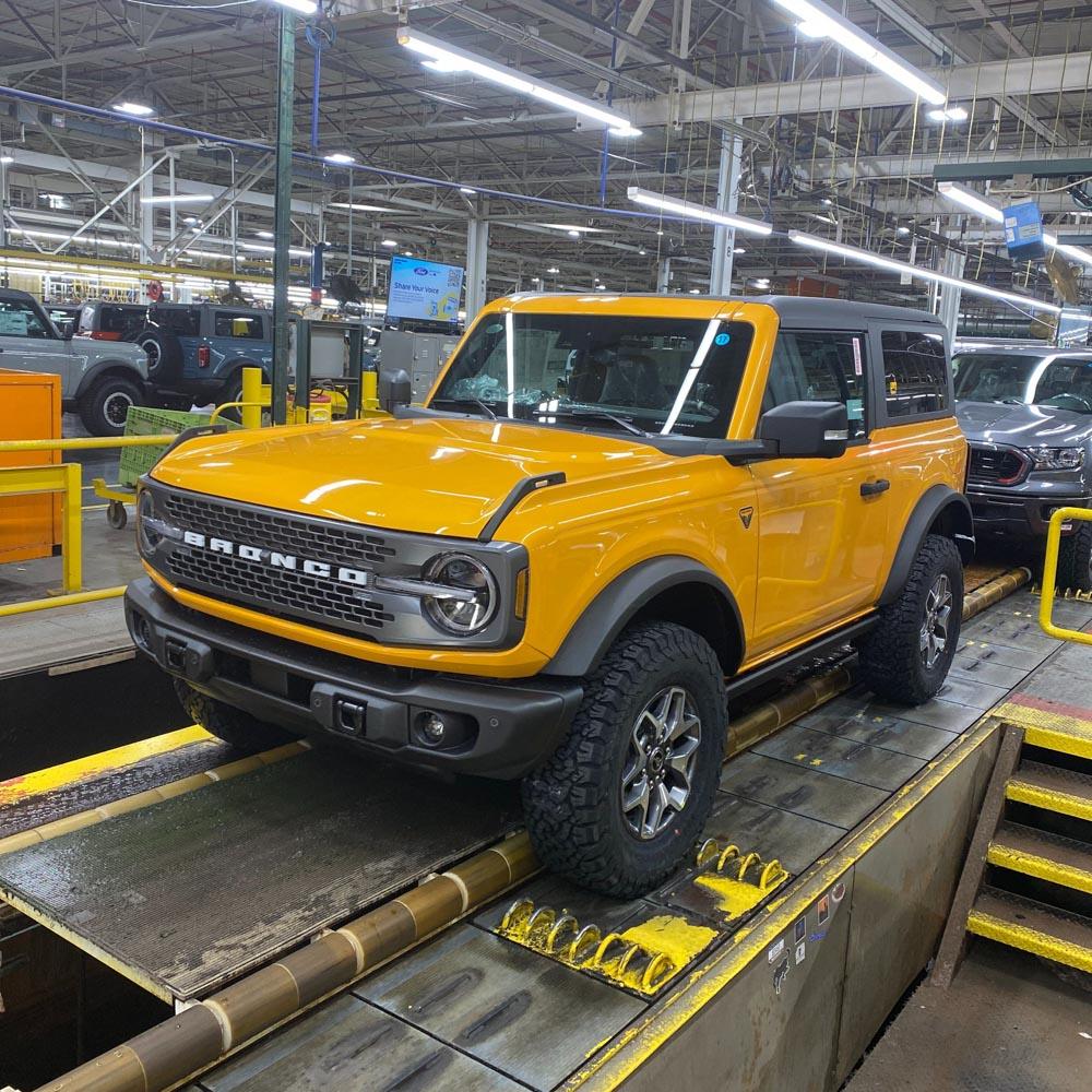 Ford Bronco 11/14/22 Build Week - w/Spreadsheet My Bronco Production Photo