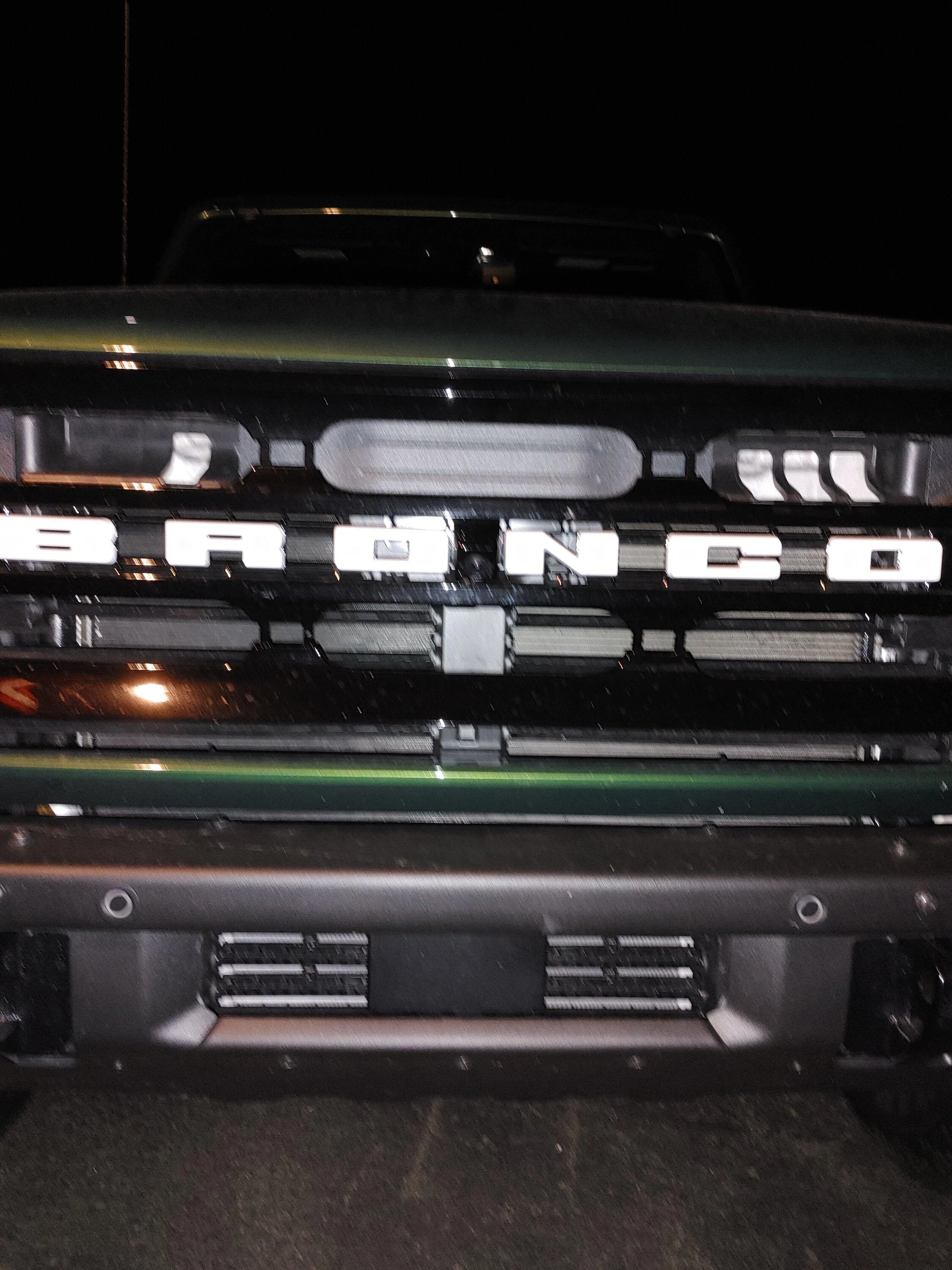 Ford Bronco Rough Country High Clearance Front Receiver Hitch Mount installed 1203222006